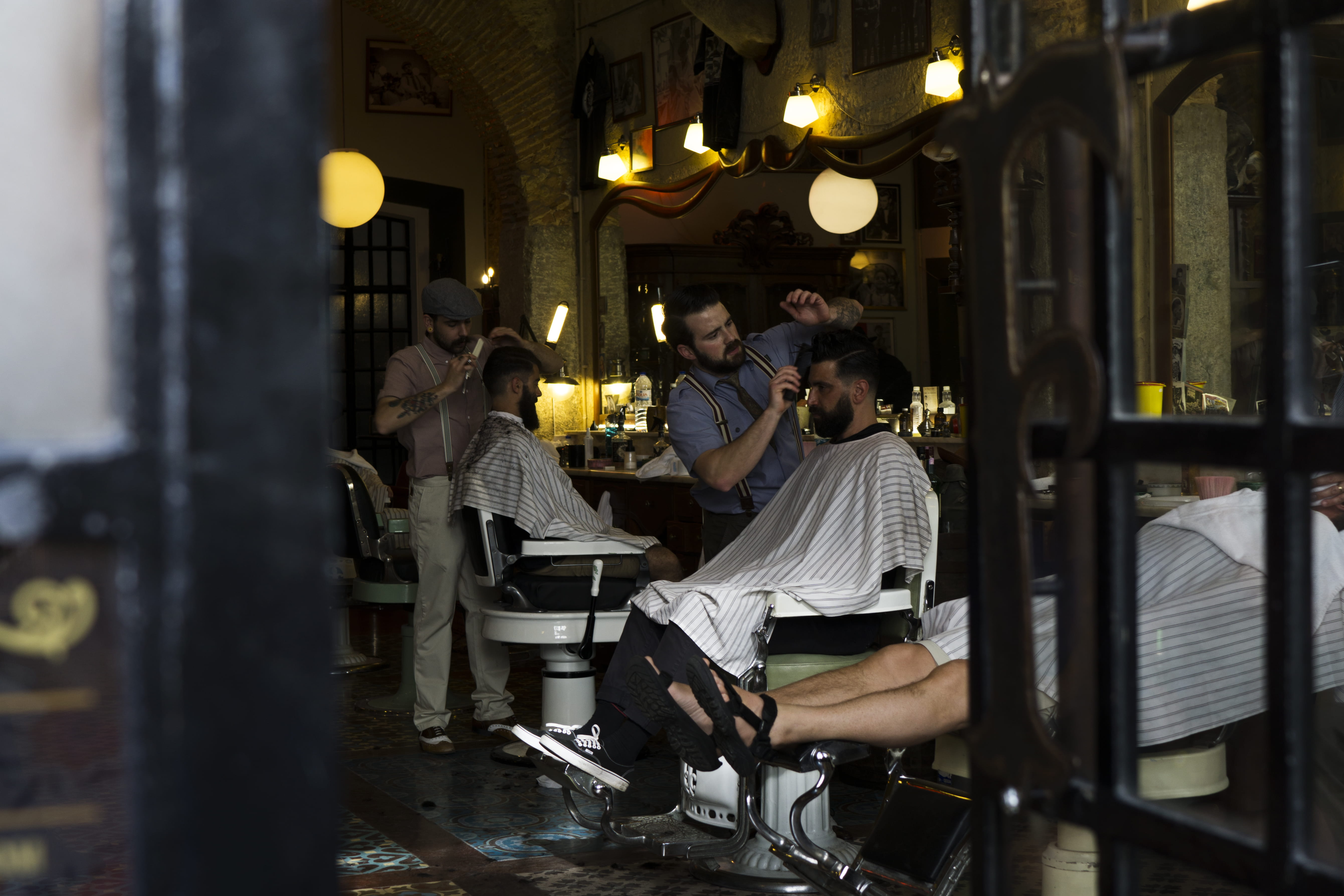 lisboa, concentration, working, holding, a6000, indoors, real people, rokinon, group of people, shop, portugal, food and drink, style, lines, lisbon, men, HD Wallpaper