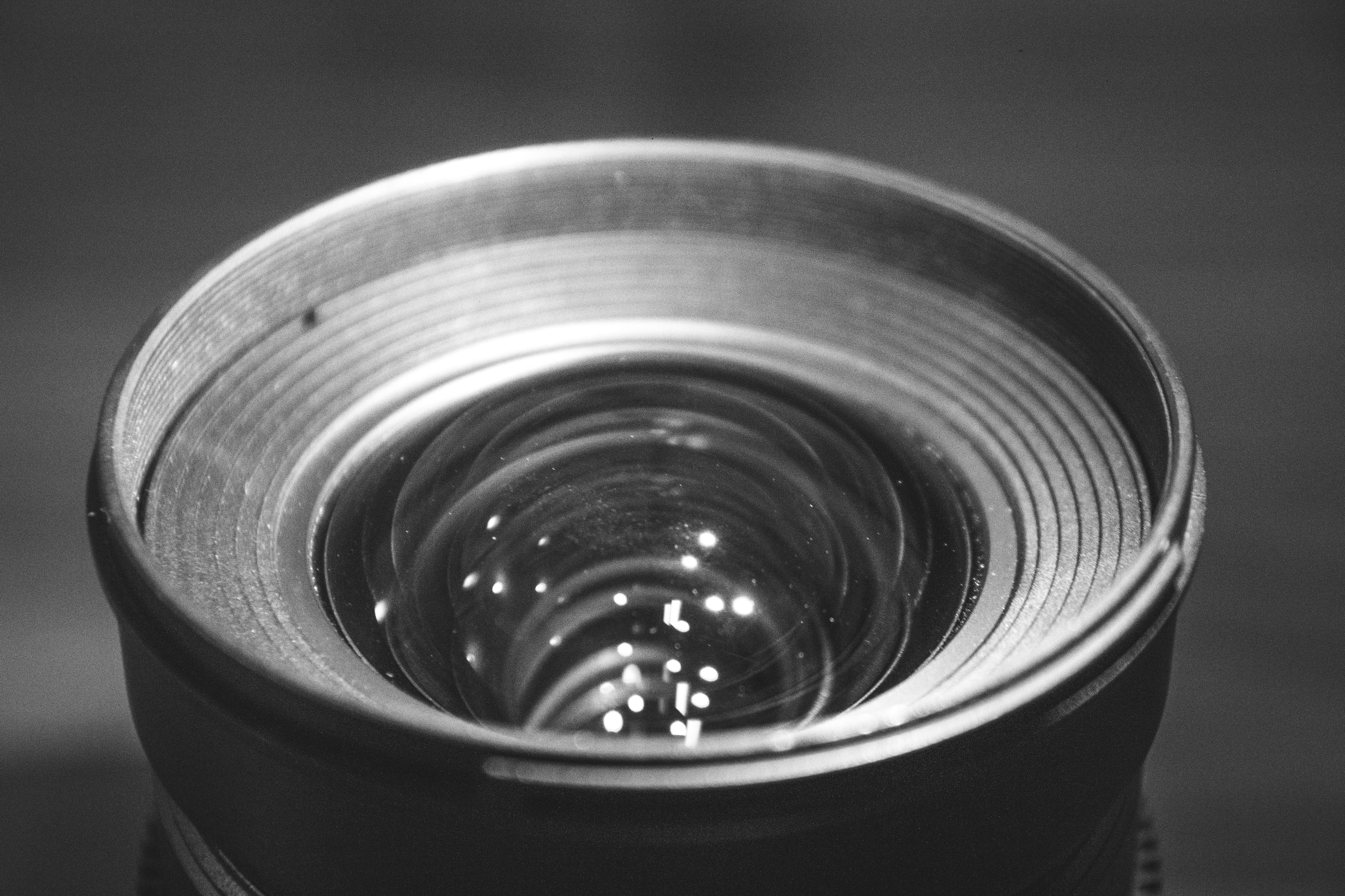 lens, refreshment, container, 35mm, drinking glass, no people, indoors, close-up, single object, photograph, high angle view, focus on foreground, glass - material, HD Wallpaper