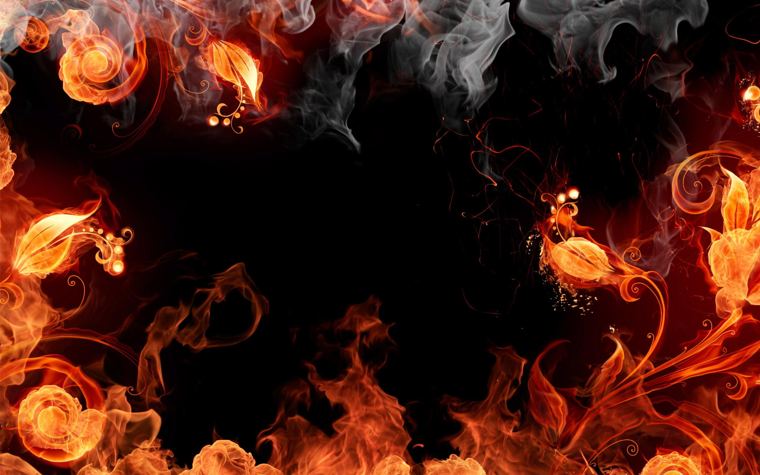 creative and graphics, 2K, design, wide, hd, fire, HD Wallpaper