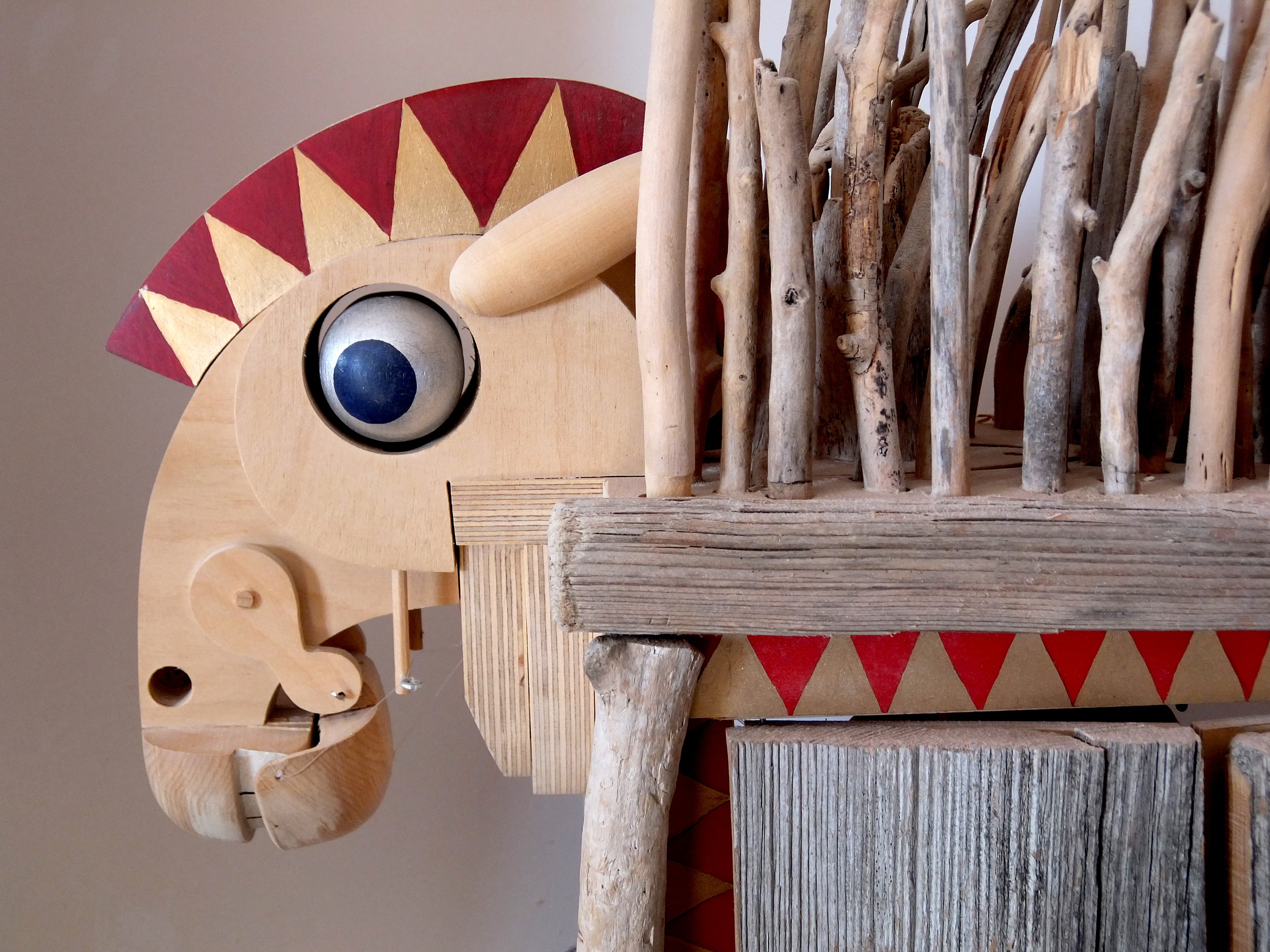 noise, wood - Material, creativity, trojananisches horse, close-up, architecture, pattern, no people, shape, day, trojan, 4K, multi colored, art and craft, HD Wallpaper