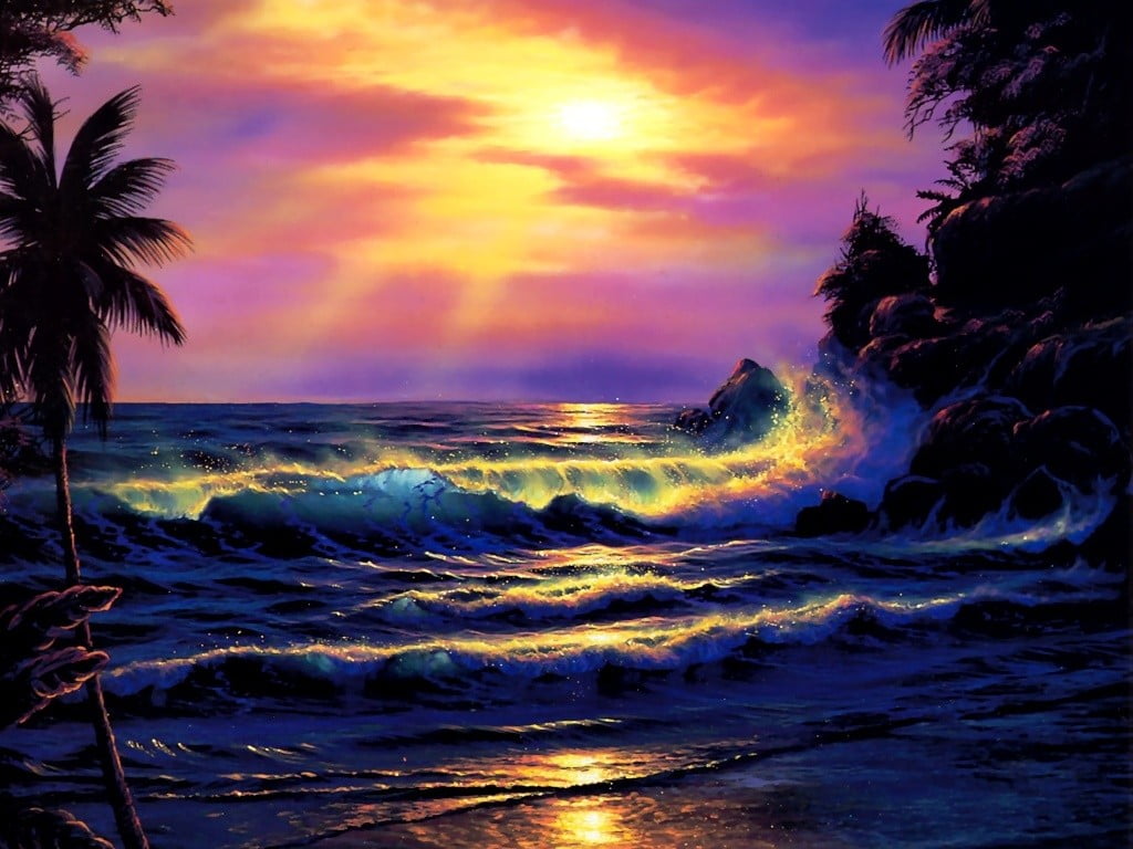 black, nature, motion, brown, beauty in nature, 480P, painting, horizon, sport, cloud - sky, scenics - nature, tropical climate, sky, outdoors, land, beach, HD Wallpaper