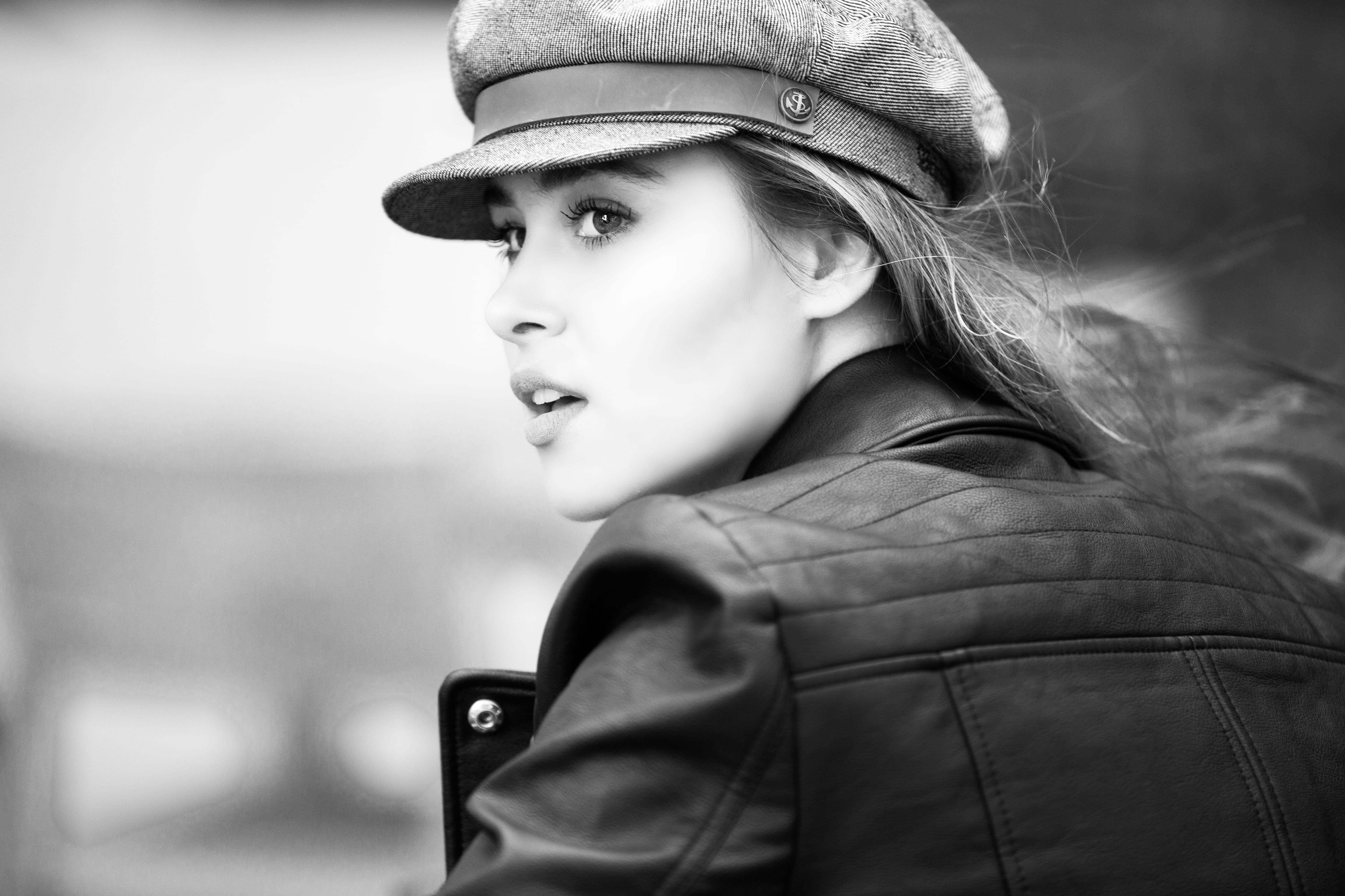 uniform, focus on foreground, adult, pretty, fashion, wear, jacket, photoshoot, human face, hairstyle, person, day, 5K, woman, one person, boys, style, HD Wallpaper