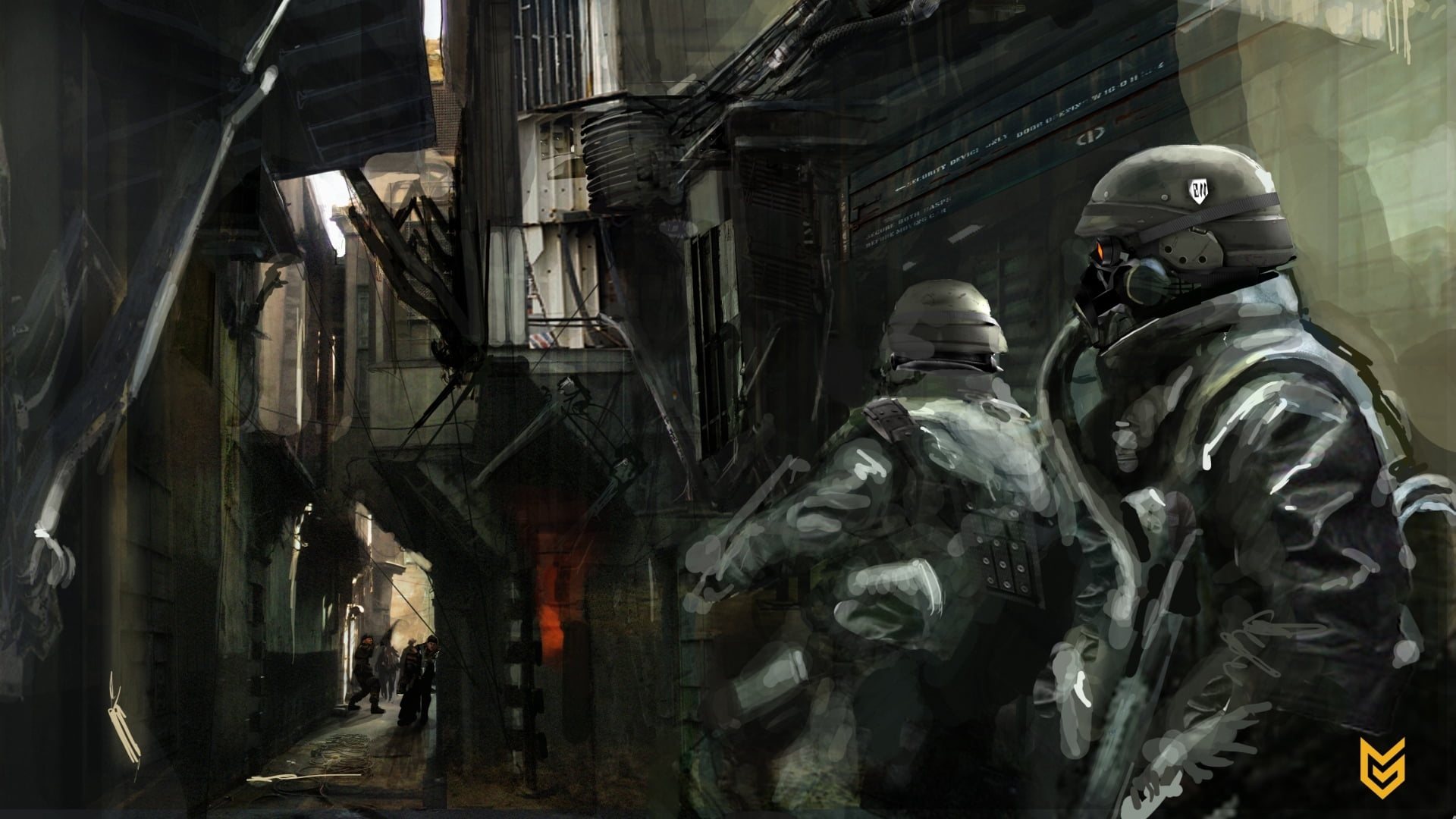 killzone, medal, houses, military, building, occupation, army, rear view, built structure, work Helmet, conflict, honor, oPS, soldiers, gun, architecture, HD Wallpaper