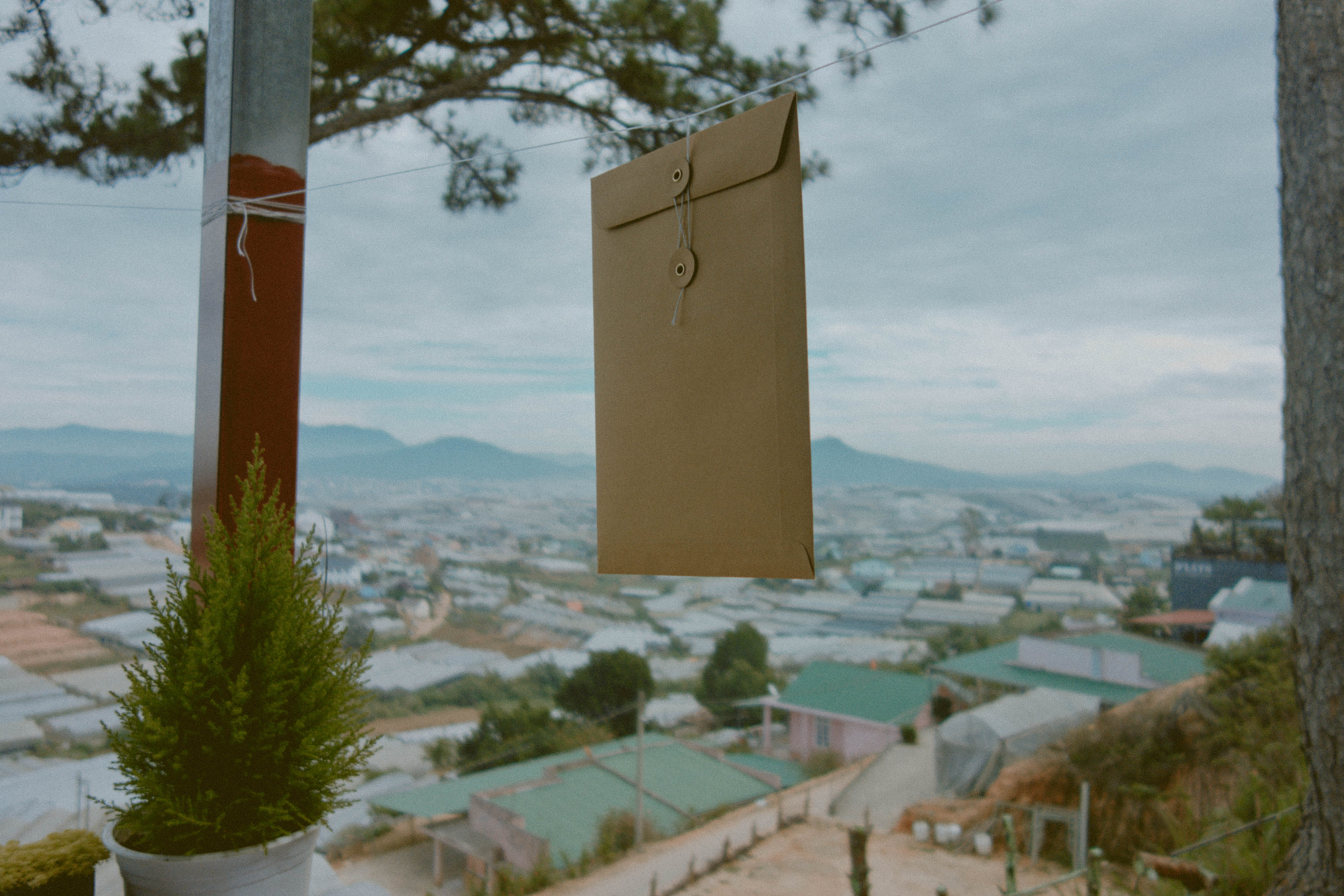 no people, town, plant, architecture, tree, building exterior, high angle view, day, clothing, emotion, letterbox, bag, home decor, built structure, cardboard, HD Wallpaper
