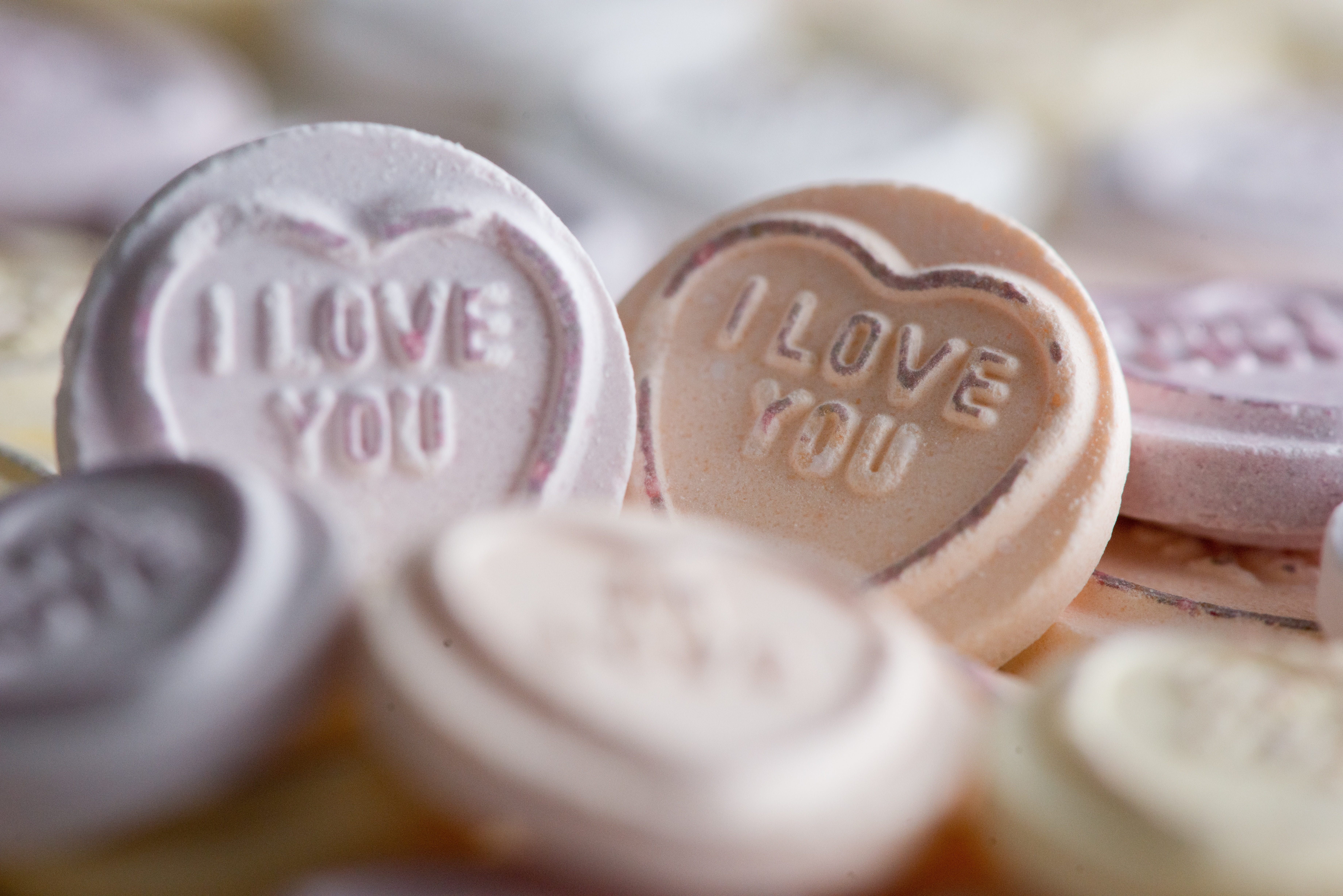 selective focus, text, metal, letter, sweet food, sign, indoors, romantic, valentine, day, affection, still life, business, color, number, you, love, happy, HD Wallpaper