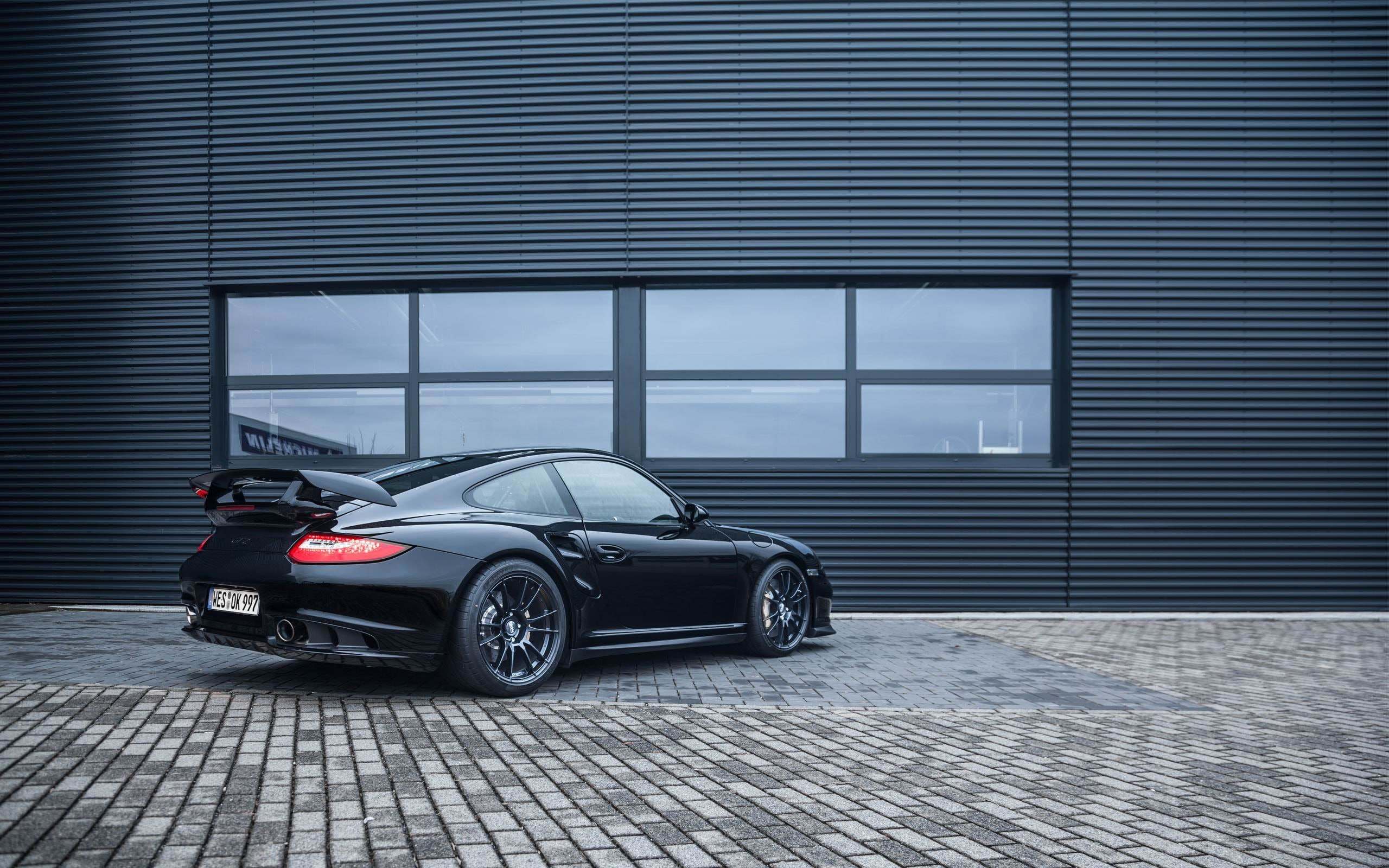 car, garage, wealth, auto, city, built structure, parking lot, porsche, luxury, window, 2K, motor vehicle, gt, outdoors, no people, street, day, architecture, HD Wallpaper