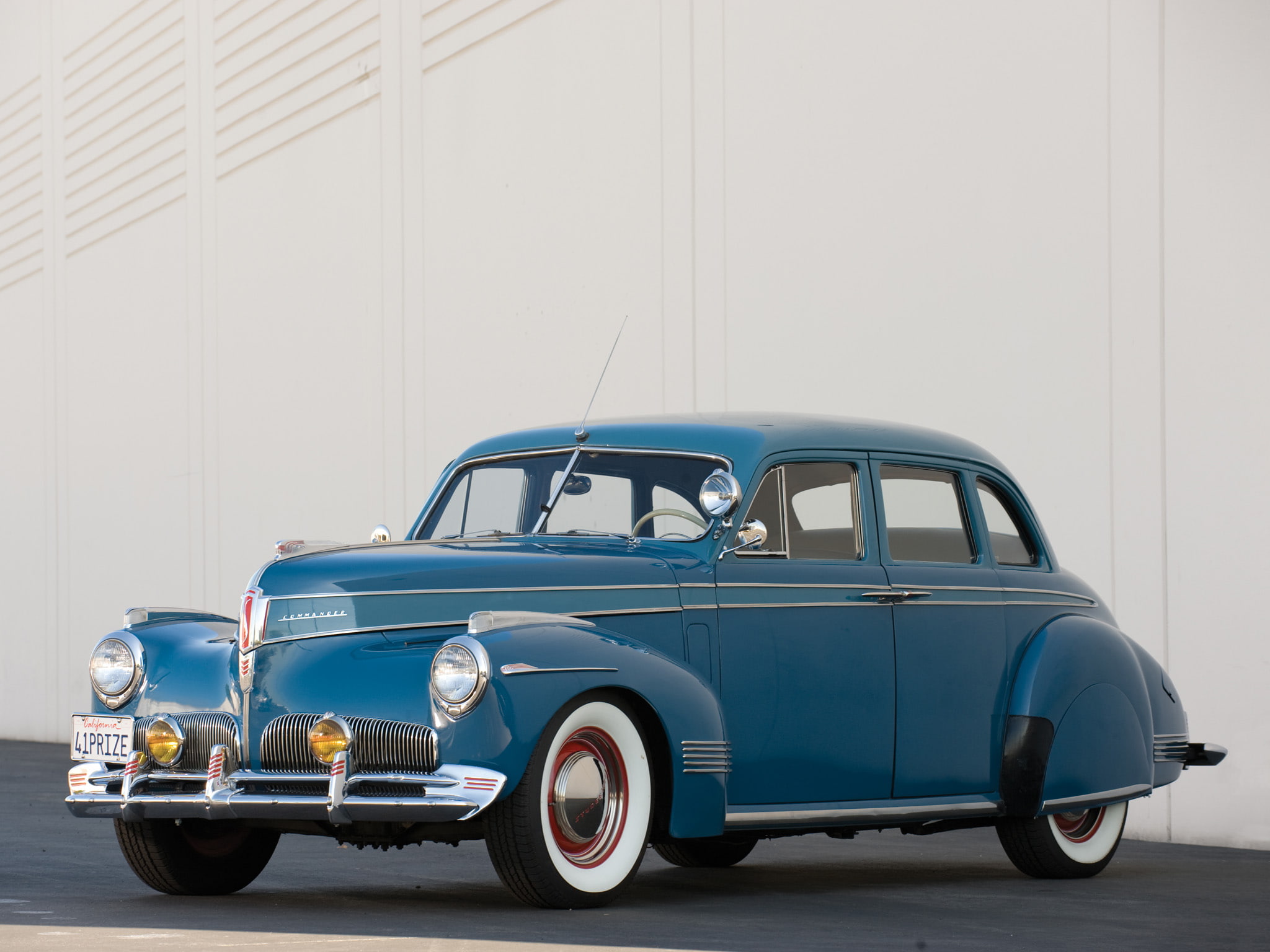1941, cruising, 1080P, sedan, studebaker, commander, retro, HD Wallpaper