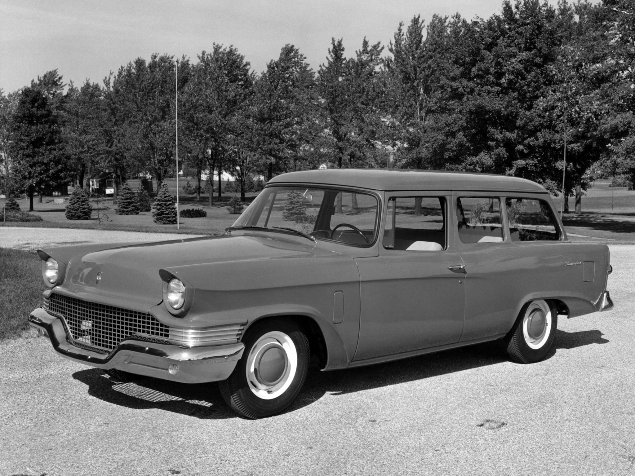 retro, 1080P, stationwagon, 57g d1, studebaker, scotsman, 1957, HD Wallpaper
