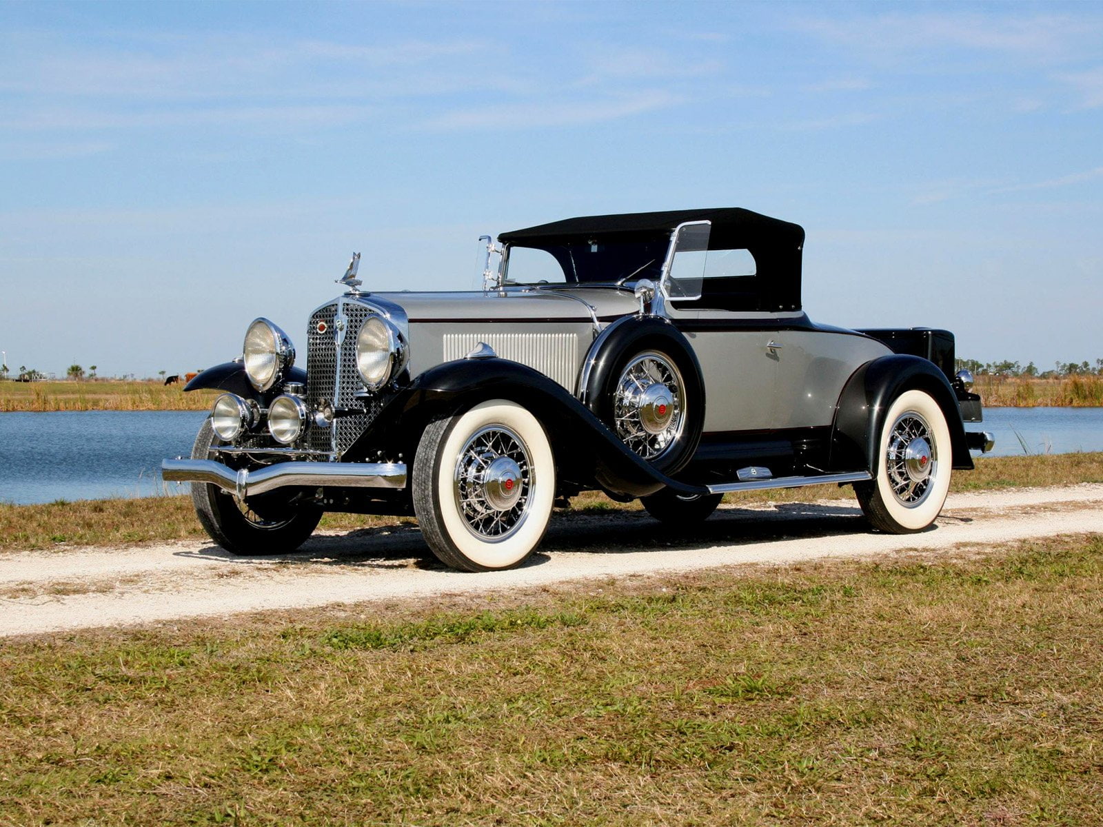 model 80, president, state, studebaker, 720P, roadster, retro, 1931, HD Wallpaper
