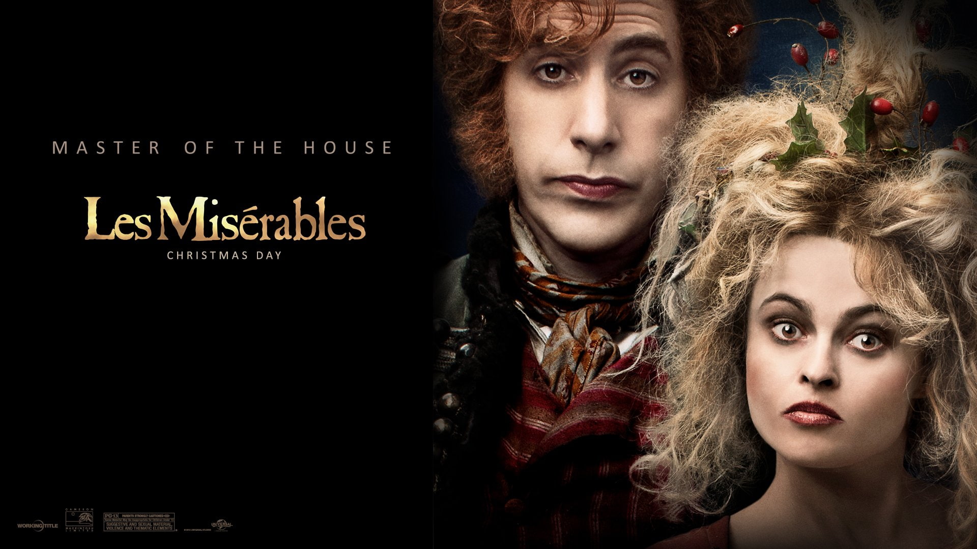 Les Miserables, Helena Bonham Carter, Movie, Sacha Baron Cohen, 1080P, HD Wallpaper