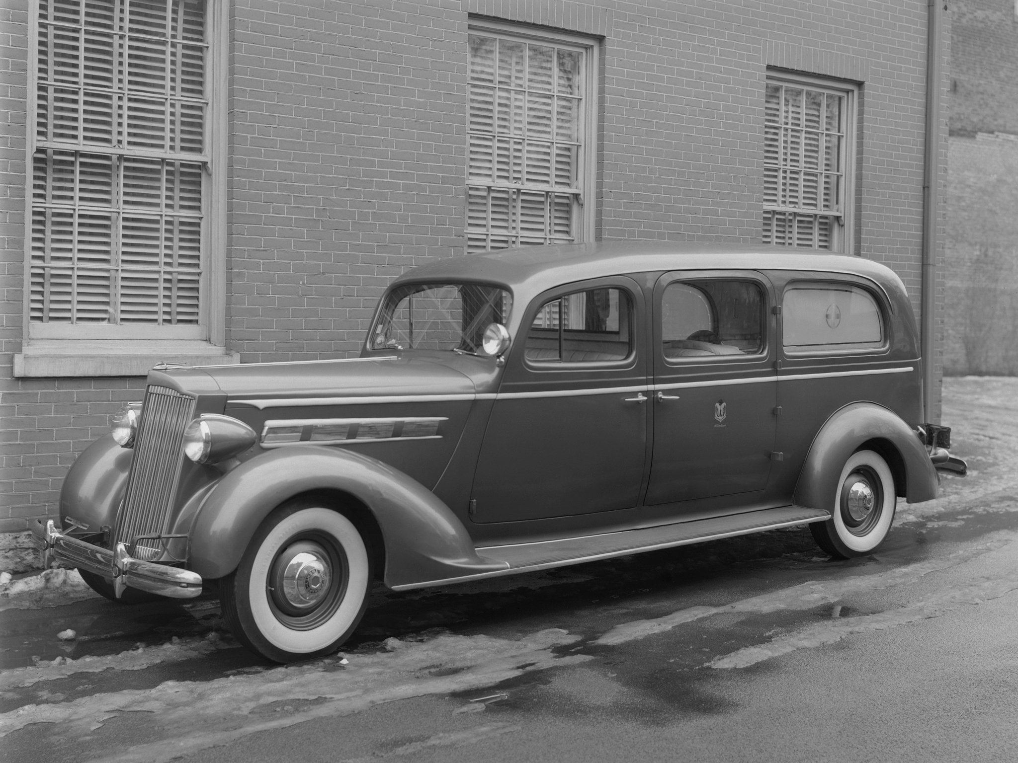 miller, packard, ambulance, 158 ca, 120, emergency, 1080P, retro, 1937, stationwagon, HD Wallpaper