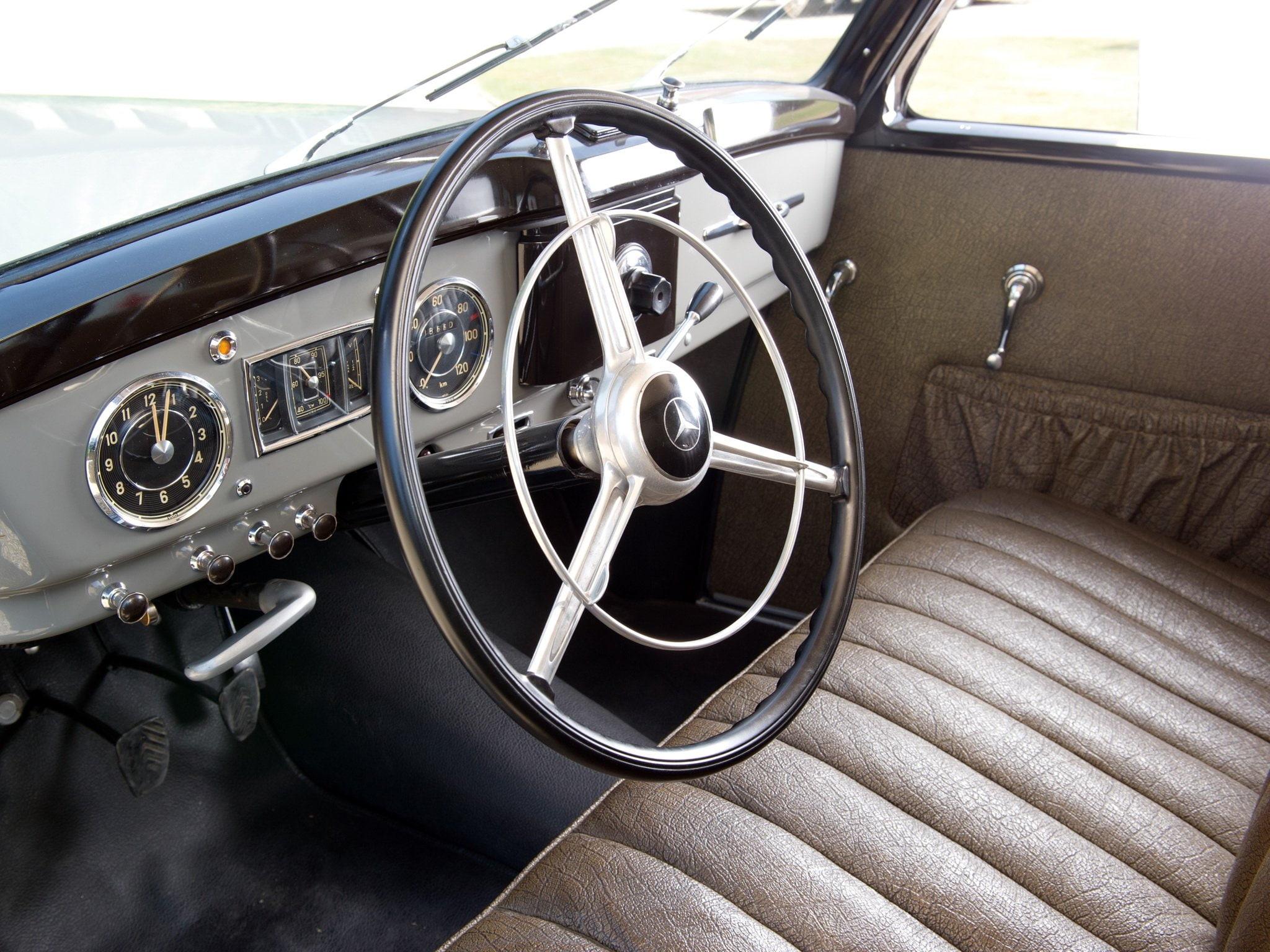 benz, 1952, stationwagon, mercedes, emergency, 170, retro, lueg, s v, 1080P, sanita tskrankenwagen, ambulance, w136, HD Wallpaper