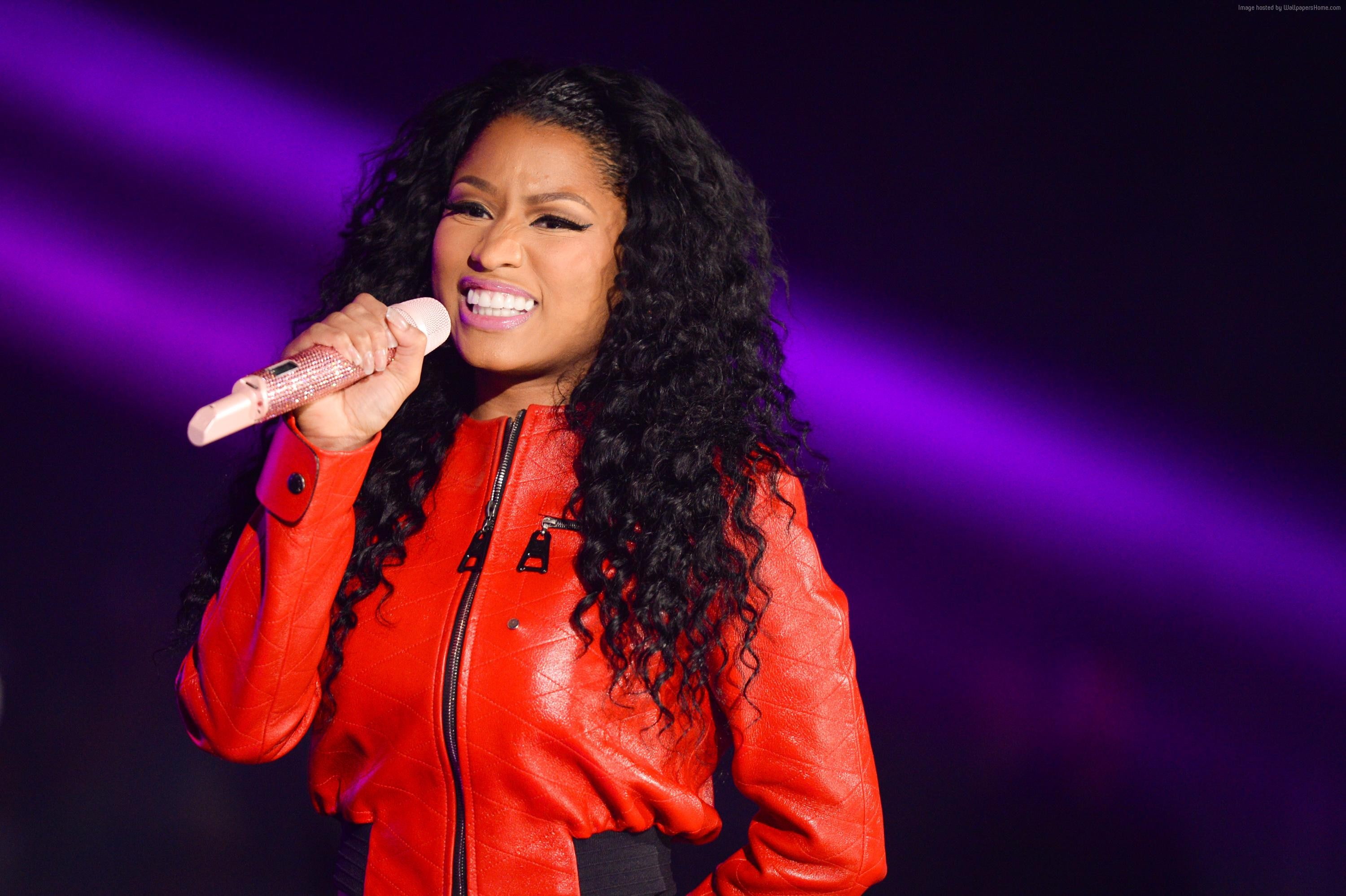 Nicki Minaj, dress, rapper, brunette, dream, music, artists, actress, Onika Tanya Maraj, author, 2K, singer, HD Wallpaper