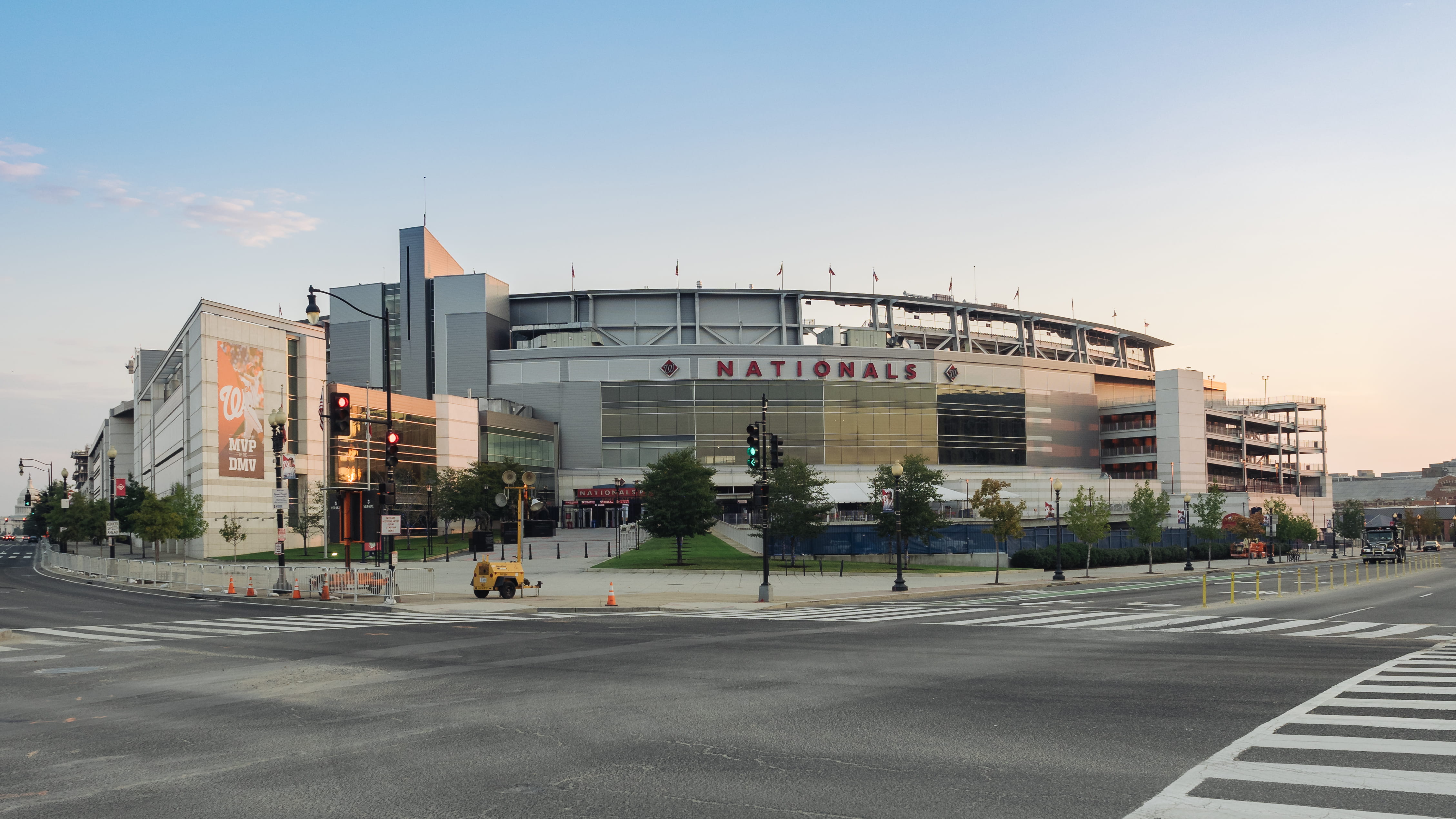 united states, built structure, washington nationals, city, zebra crossing, outdoors, dc, transportation, marking, baseball stadium, architecture, direction, HD Wallpaper