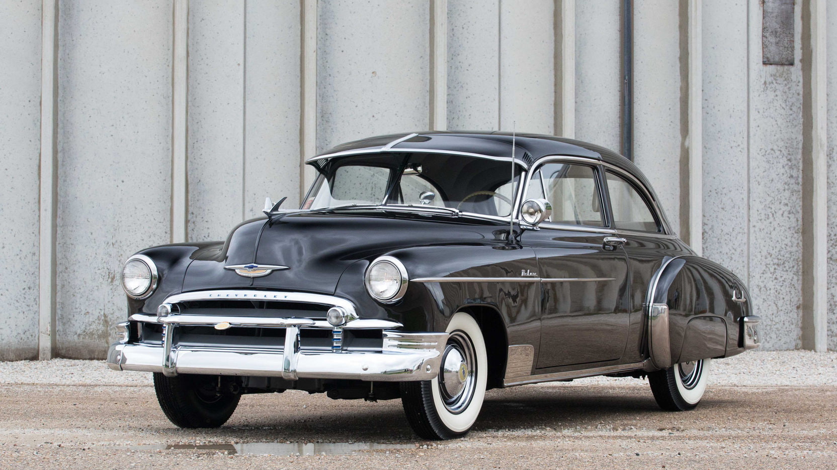 styleline, 2-door, 720P, 1950, sedan, retro, hk-2102-1011, deluxe, chevrolet, vintage, HD Wallpaper