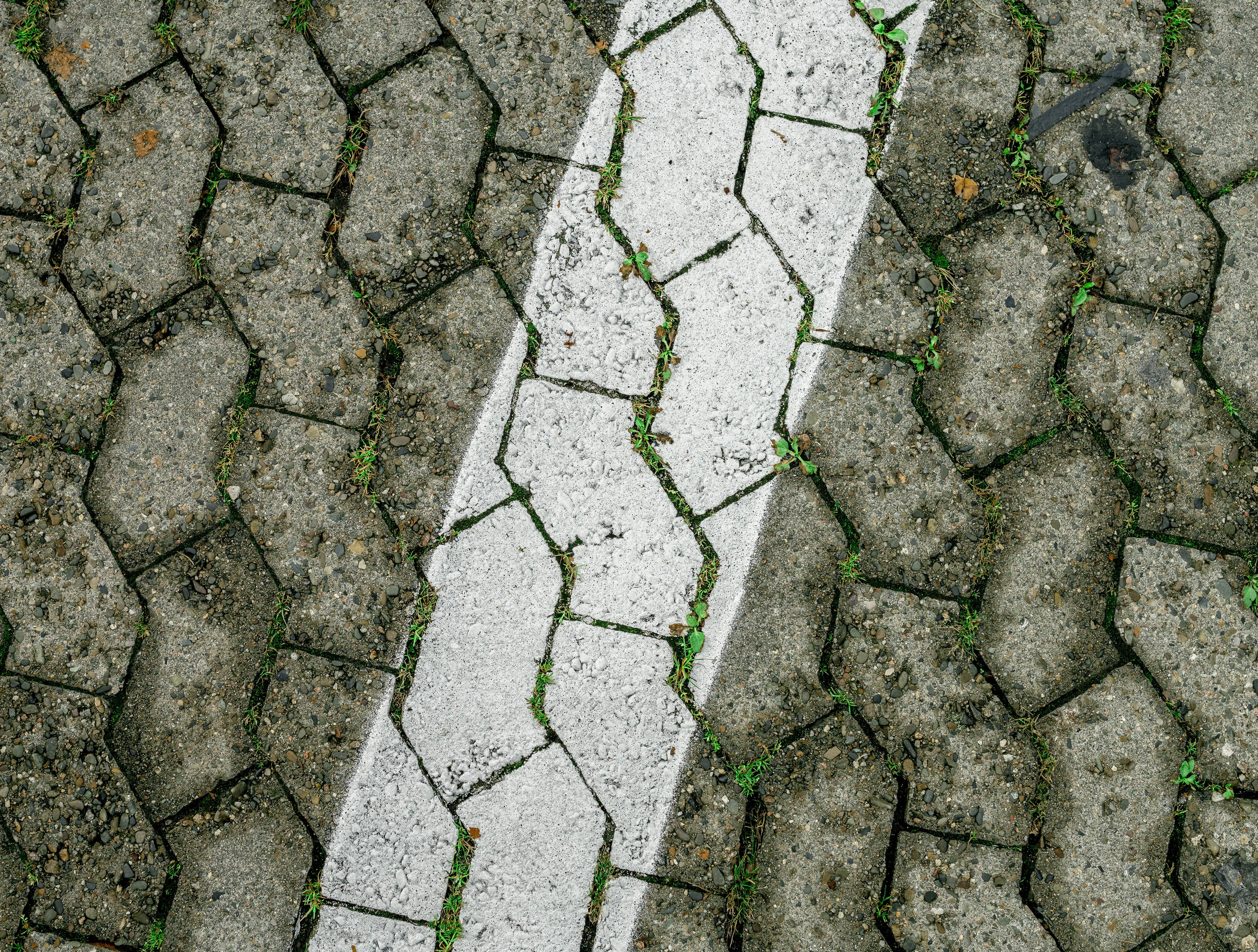 arid climate, 4K, city, outdoors, full frame, cracked, grey, nature, paving stone, gray, street, mosaic, no people, directly above, footpath, high angle view, HD Wallpaper