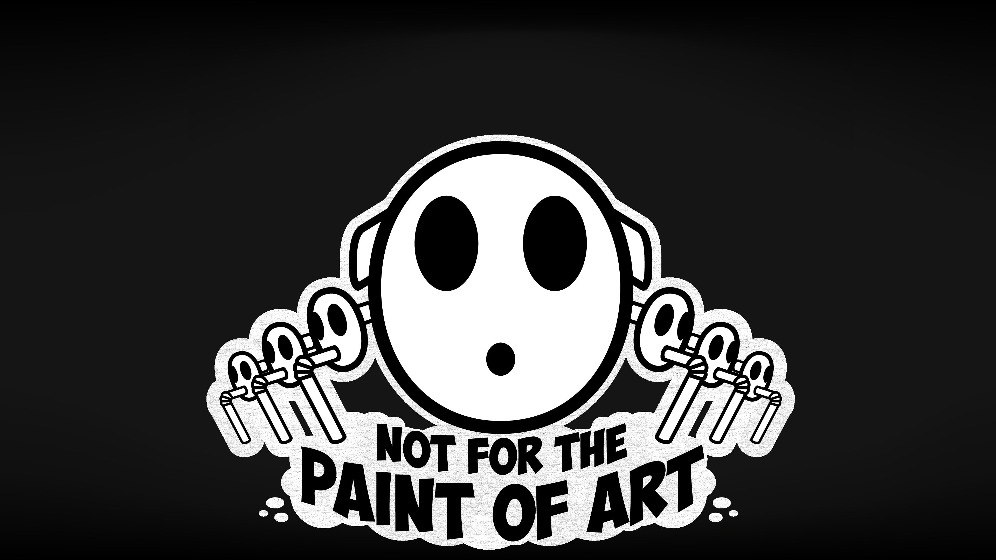 video games, texture, text, simple, 4K, Nintendo, monochrome, Paper Mario, HD Wallpaper