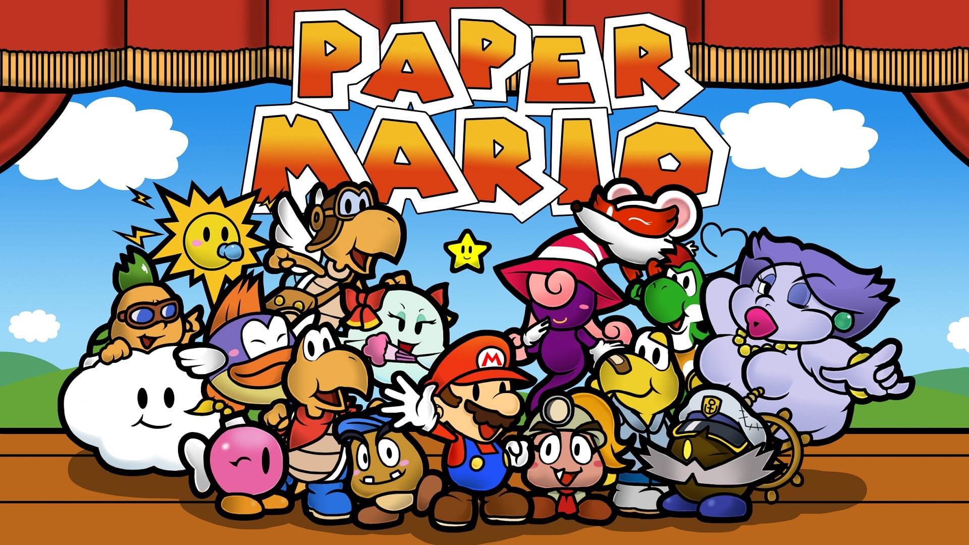 1080P, paper mario, HD Wallpaper