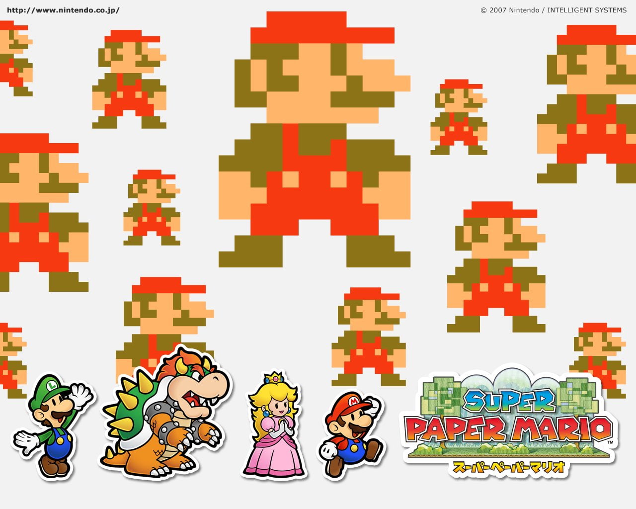 Super Paper Mario, 720P, Mario, HD Wallpaper