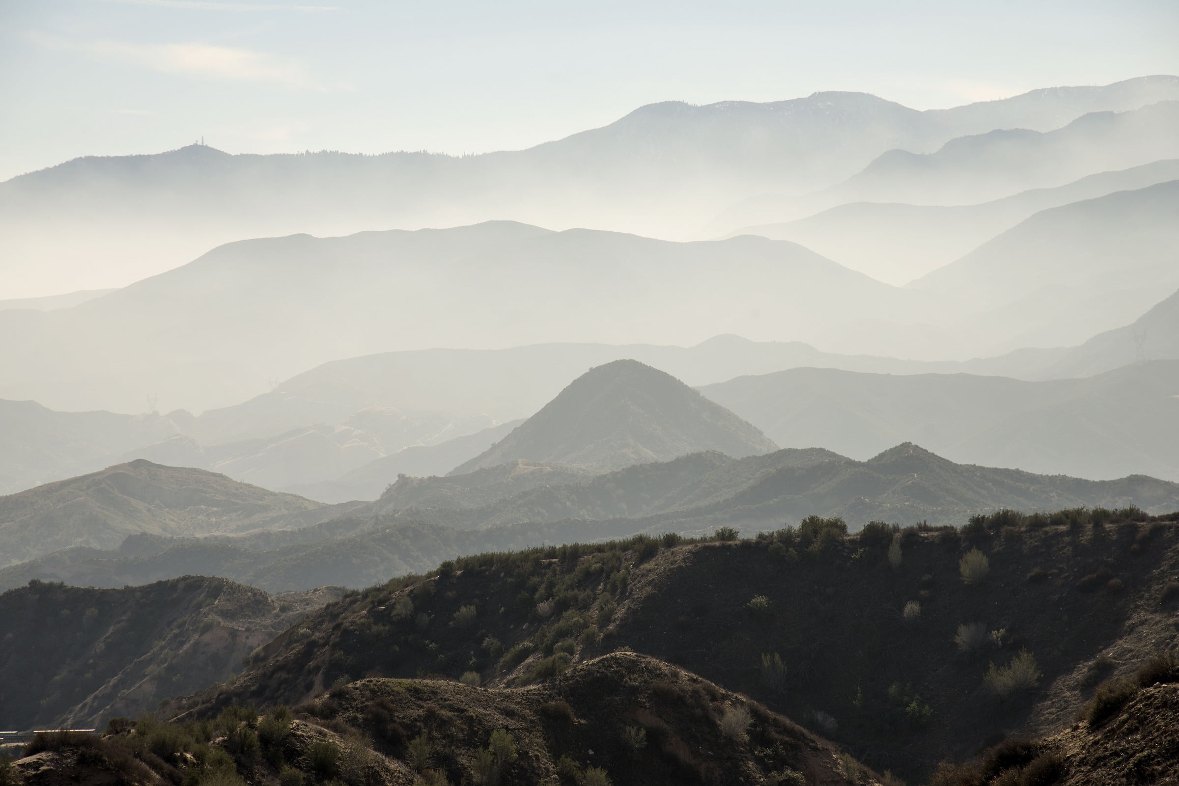 horizon, environment, san bernardino national forest, mountain, outdoors, mountainous, scenery, sky, photograph, scenics, non-urban scene, tranquil scene, HD Wallpaper