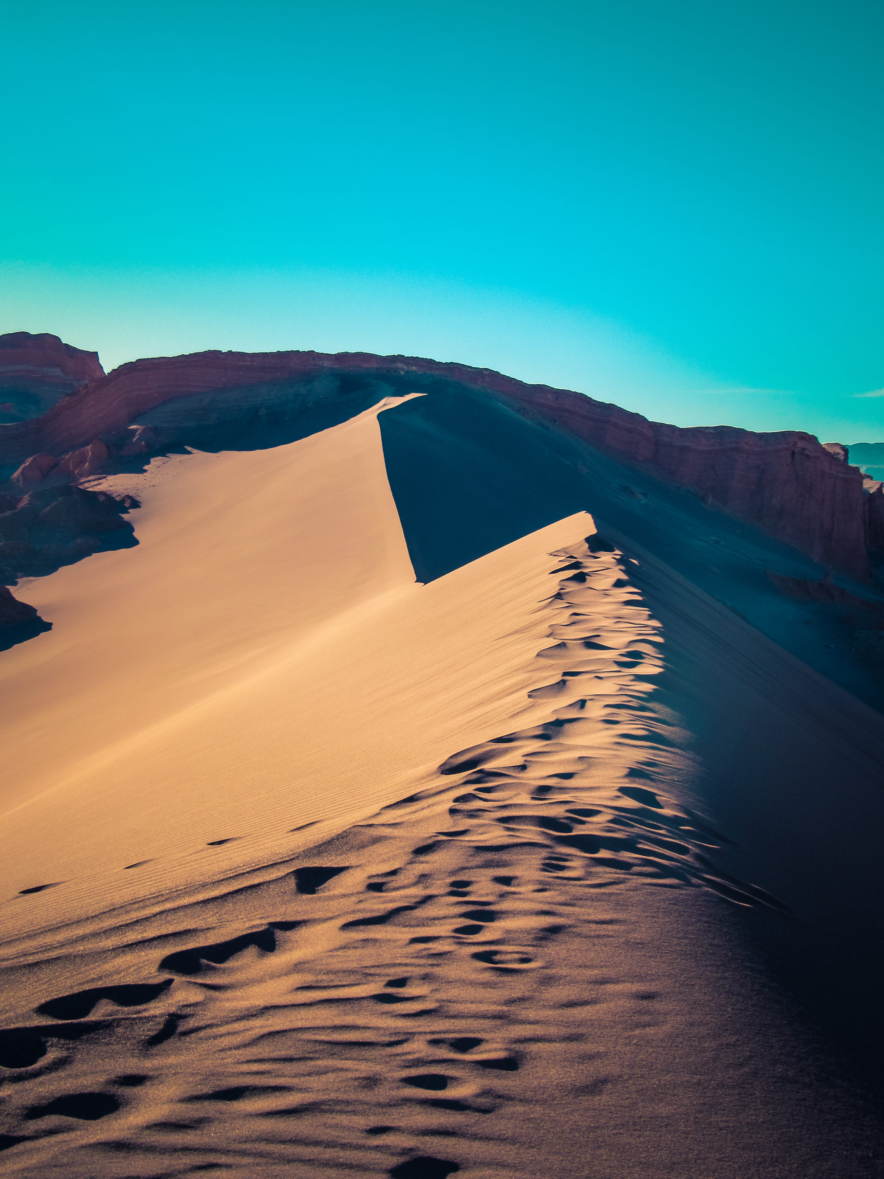 san pedro de atacama, trees, climate, rug, chile, lake, non-urban scene, desert, night, valle de la luna, sand, forest, environment, no people, landscape, Phone HD Wallpaper
