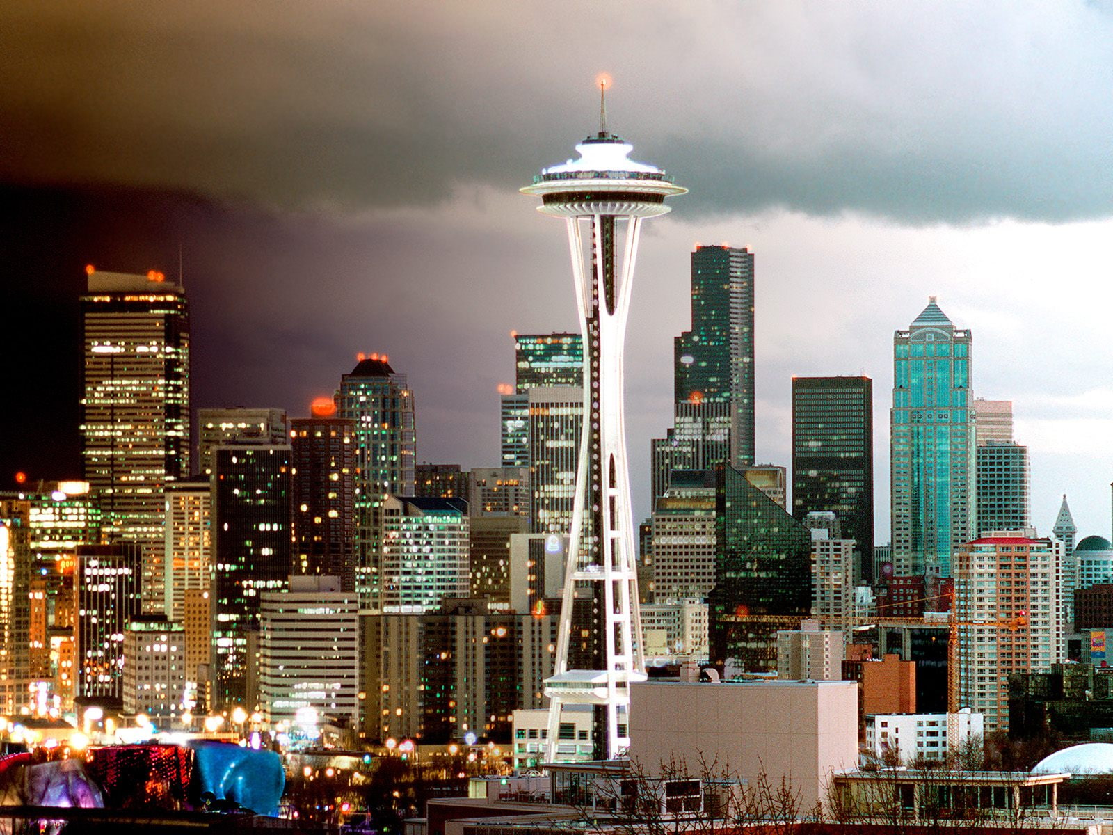 skyline, washington, 720P, seattle, HD Wallpaper