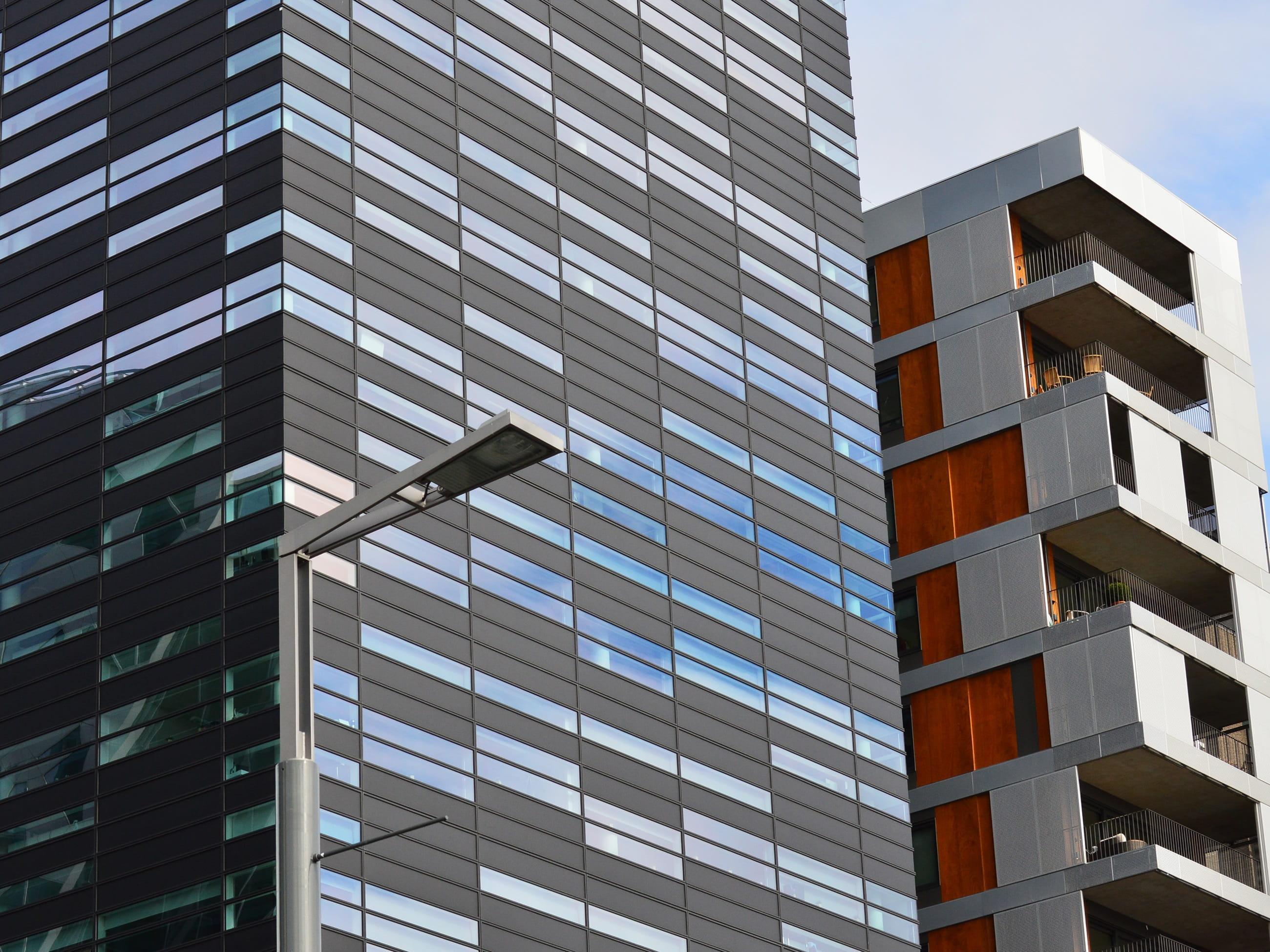 white, photo, business, day, low angle view, building, company, glass - material, glass, tall - high, commercial, outdoors, property, design, white building, HD Wallpaper