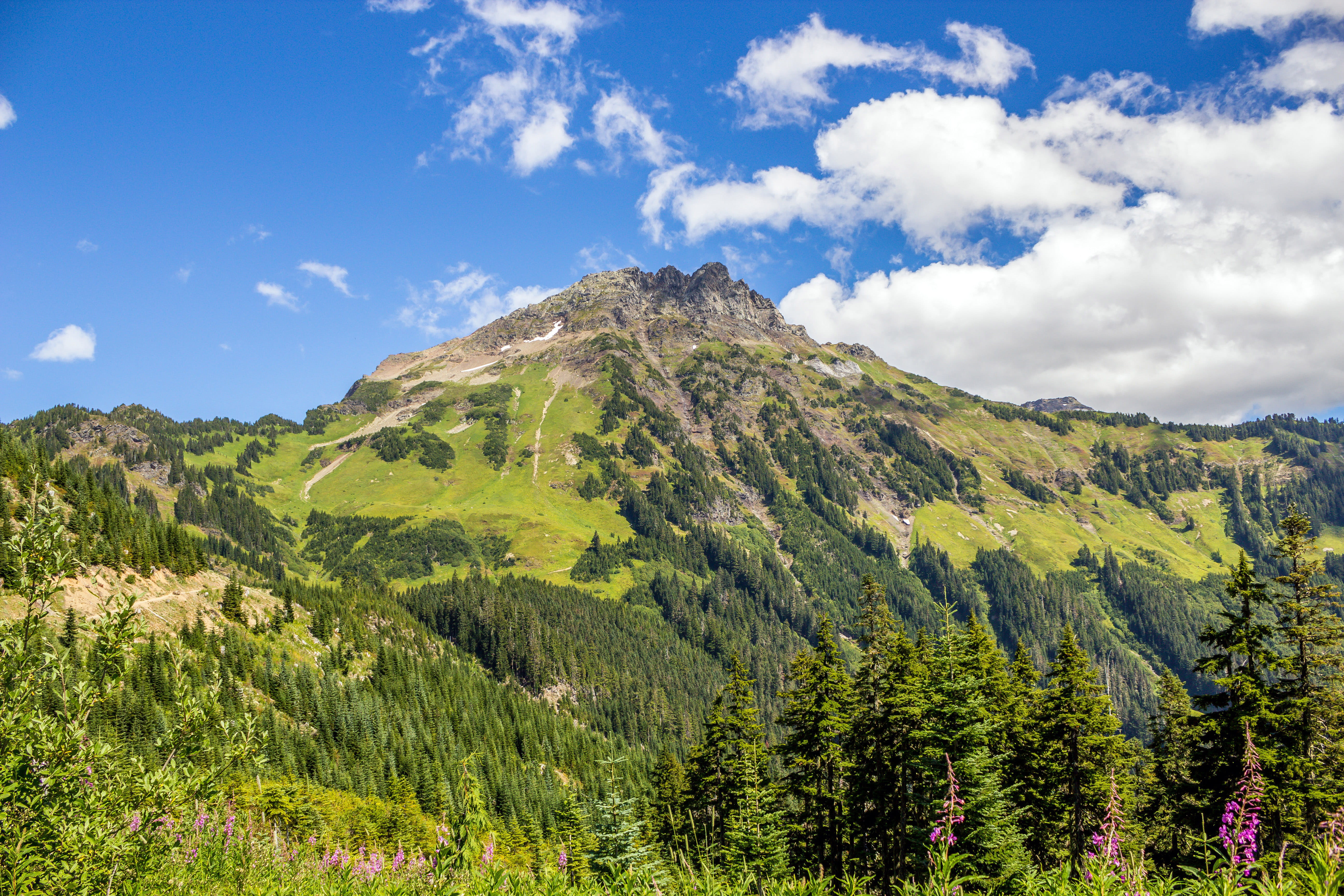 cheam, scenics, green Color, blue, hill, valley, scenics - nature, columbia, summer, landscape, formation, no People, beauty In Nature, outdoors, british, HD Wallpaper