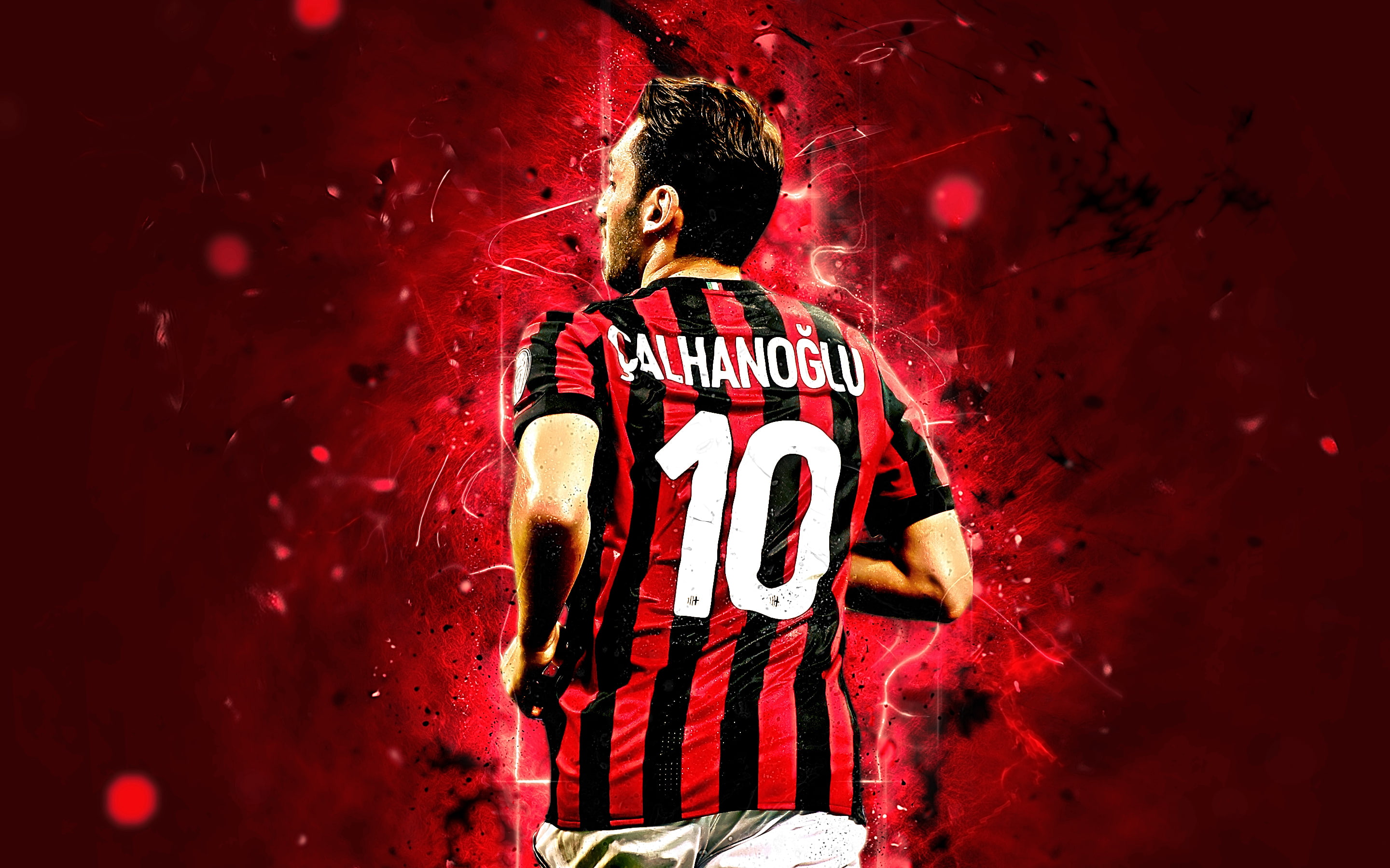 2K, A.C. Milan, Soccer, Hakan Çalhanoğlu, Turkish, HD Wallpaper