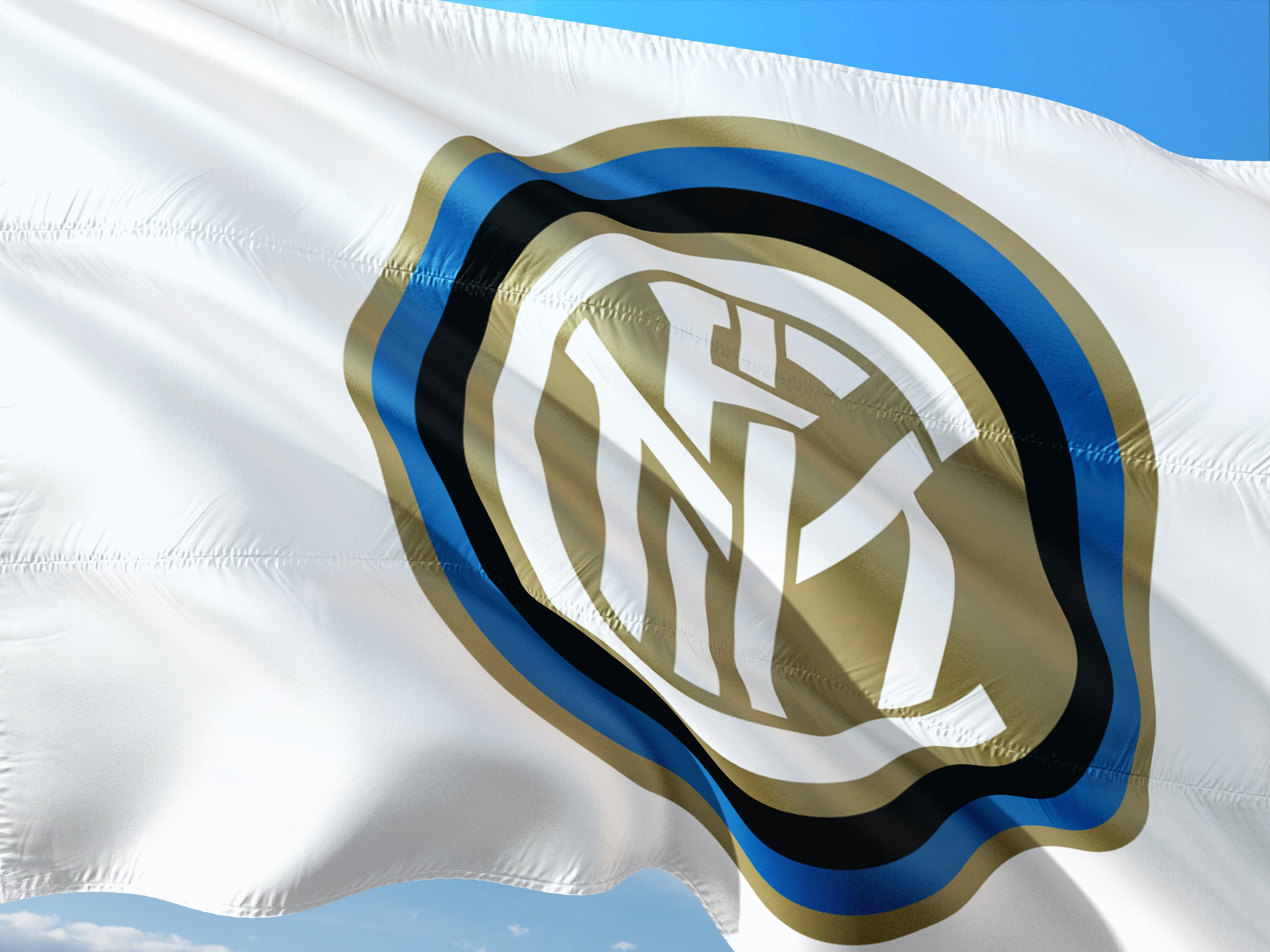 western script, safety, communication, nature, flag, white color, italy, protection, seria a, inter milan, sunlight, information sign, text, blue, metal, HD Wallpaper