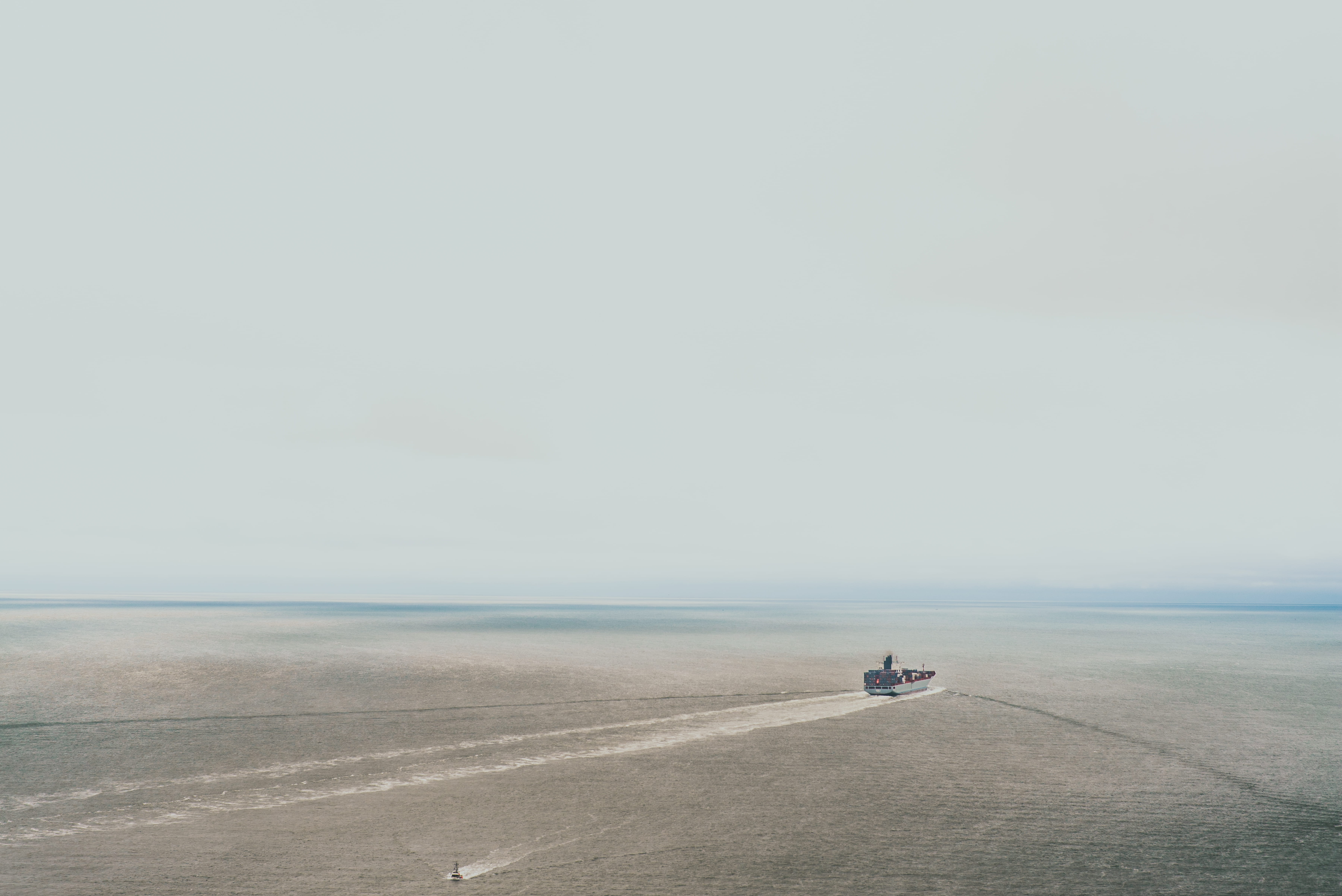 copy space, horizon, tranquil scene, scenics - nature, outdoors, tranquility, environment, land, oacean, horizon over water, no people, san francisco, bay area, HD Wallpaper
