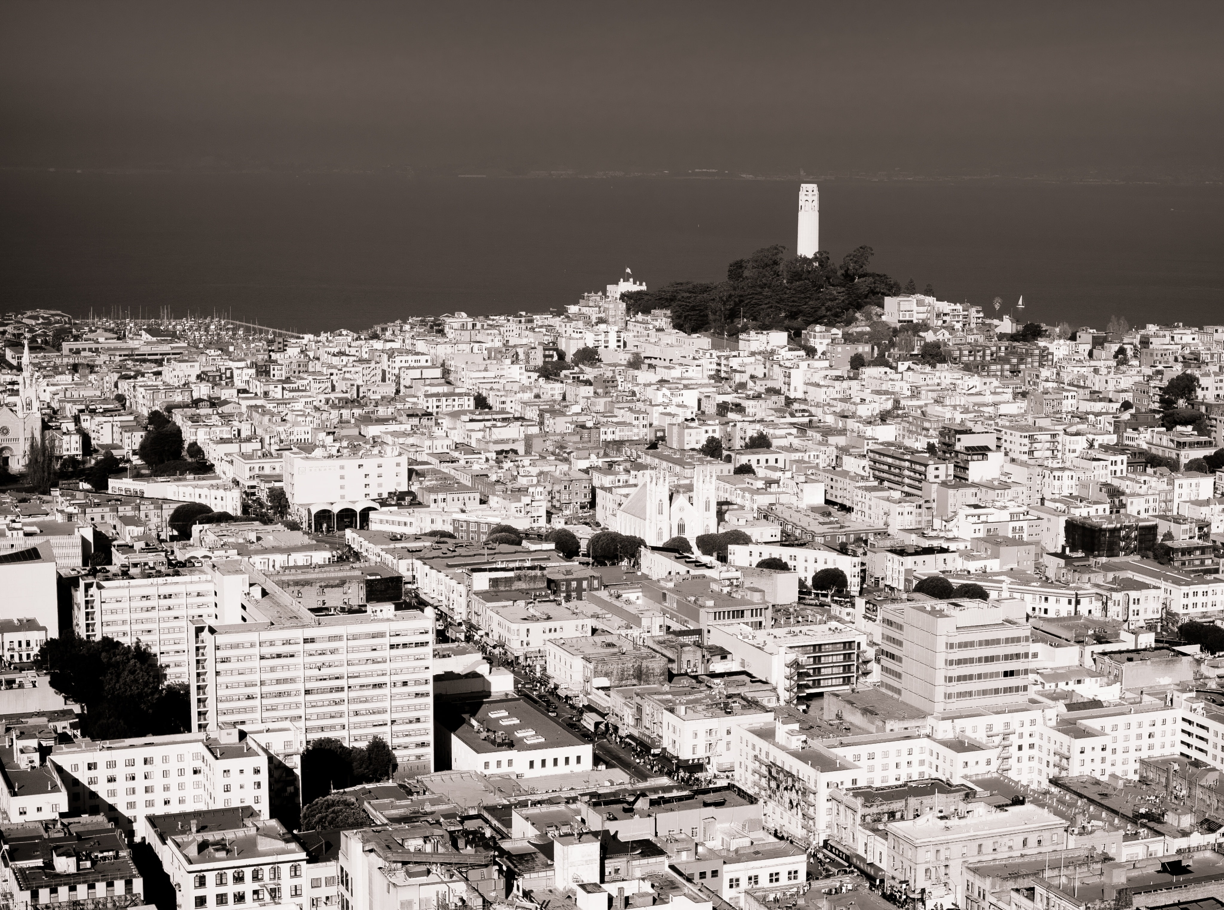 community, photography, nature, skyline, architecture, day, built structure, crowded, townscape, skyscraper, Vintage, sky, open, high angle view, wide, HD Wallpaper