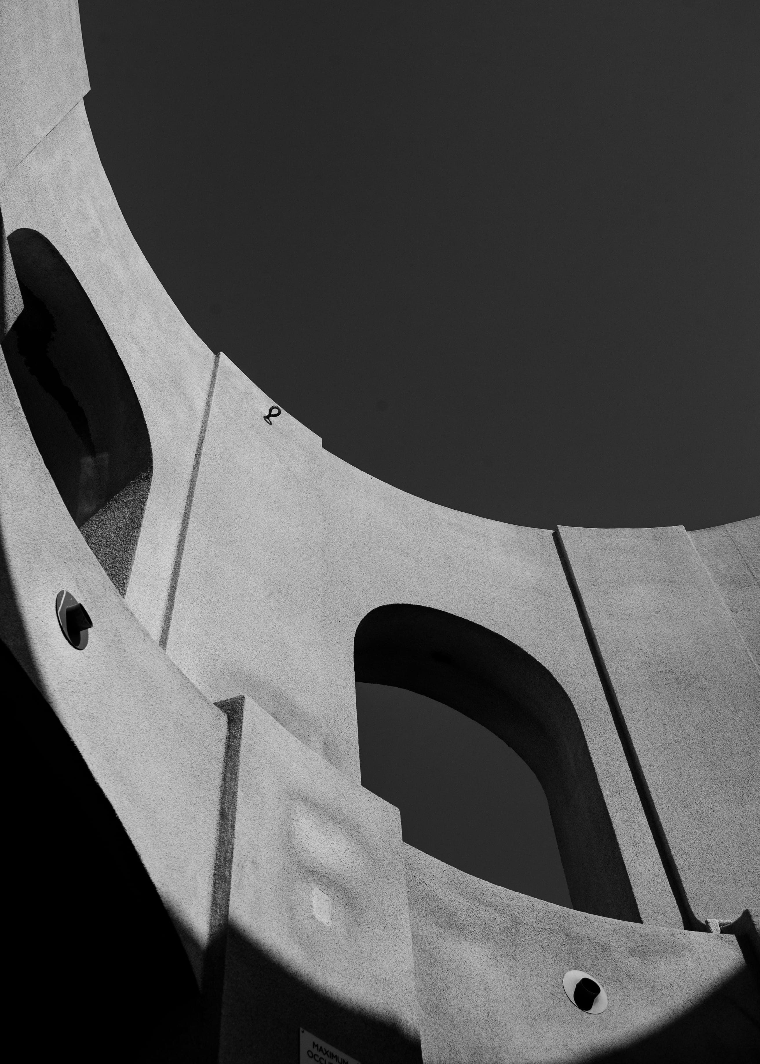 architecture, nature, sky, san francisco, building, coit, pattern, 2K, united states, coit tower, low angle view, arch, no people, dark, sunlight, tower, Phone HD Wallpaper
