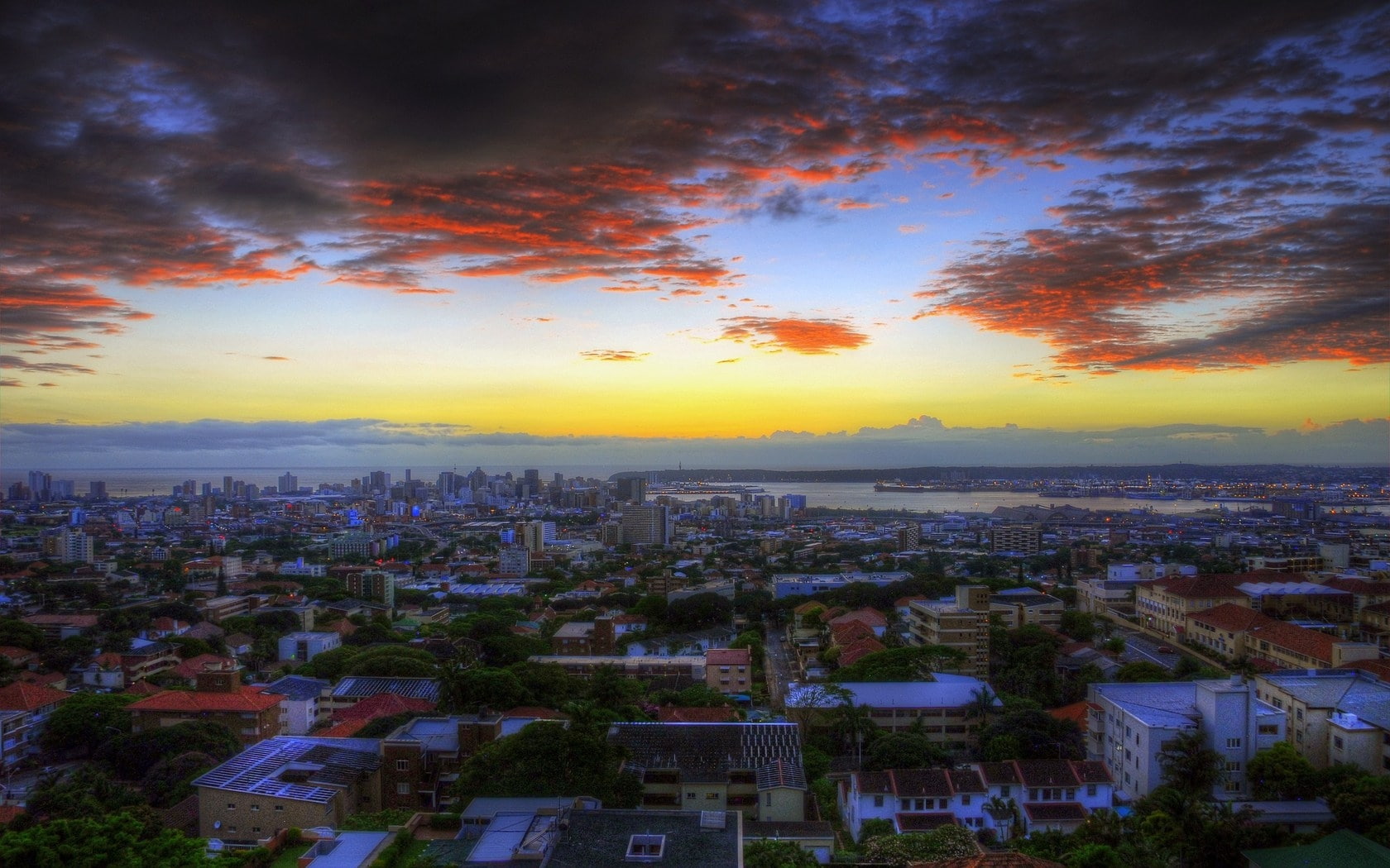 720P, africa, south, durban, sunset, HD Wallpaper