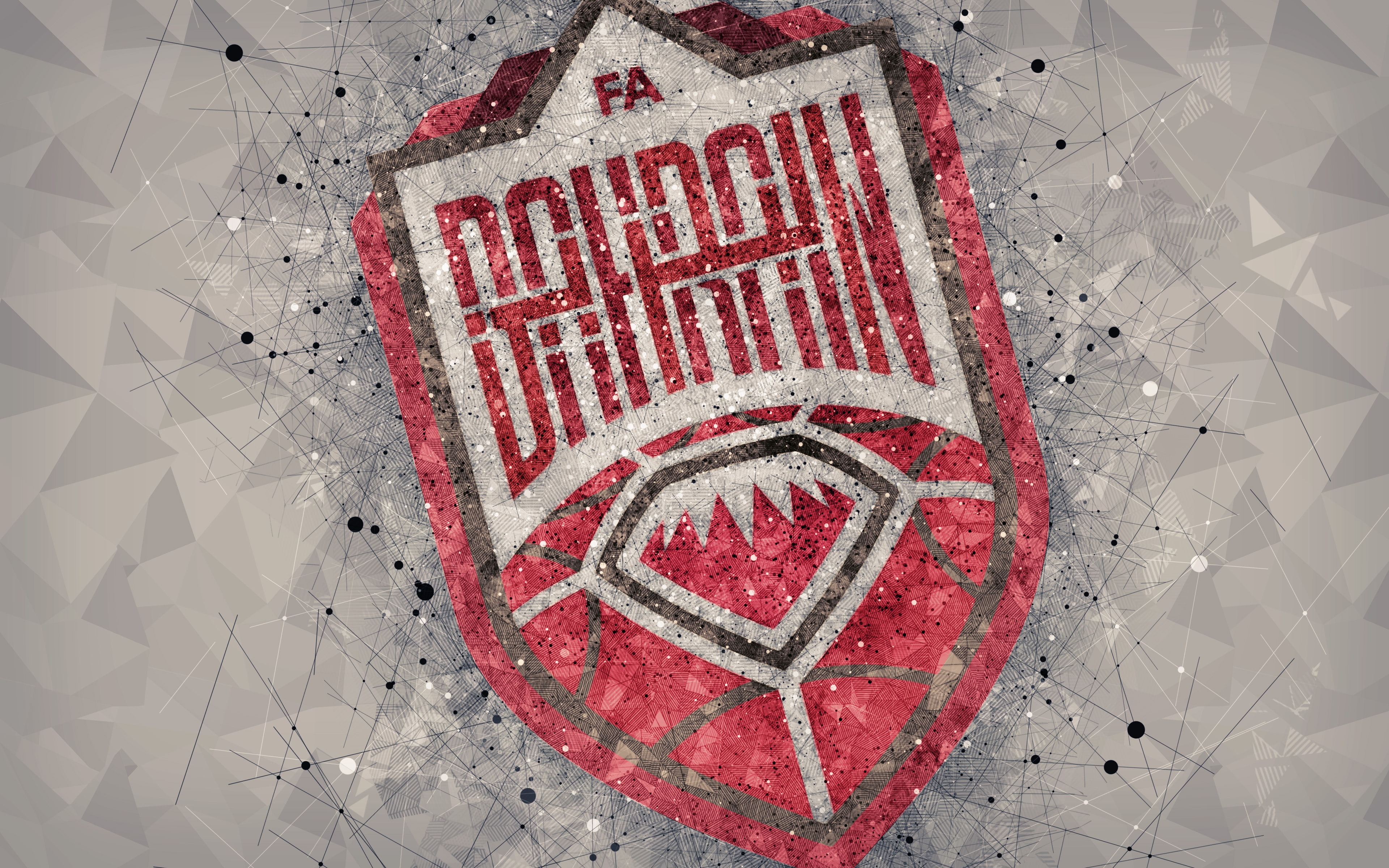 Soccer, Logo, Bahrain, Bahrain National Football Team, Emblem, 4K, HD Wallpaper