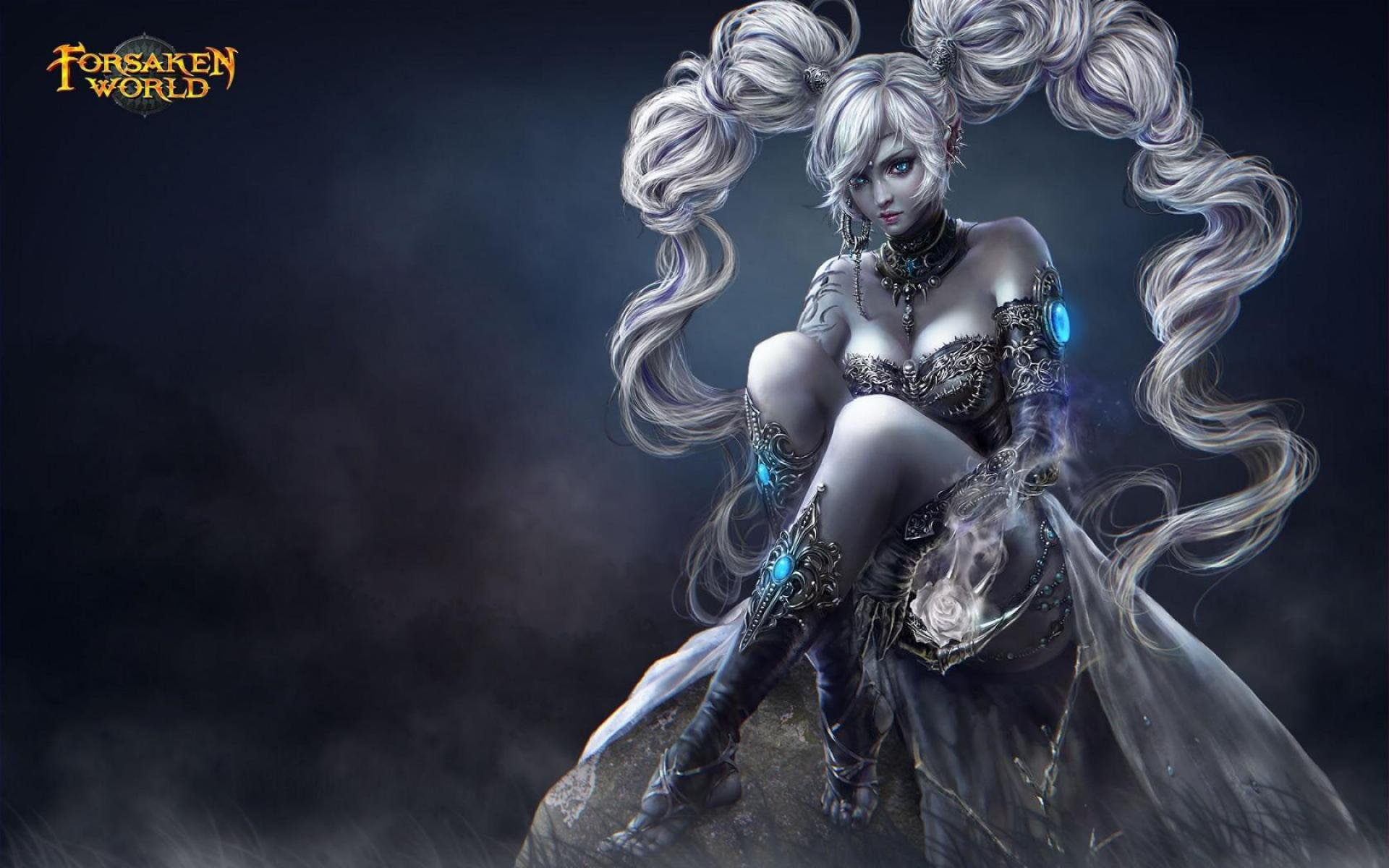 adventure, vampire, Girls, rpg, age, mmo, Perfect, fantasy, forsaken, Fighting, 1fwso, artwork, detail, world, girl, Shenmo, 1080P, Dark, action, online, HD Wallpaper