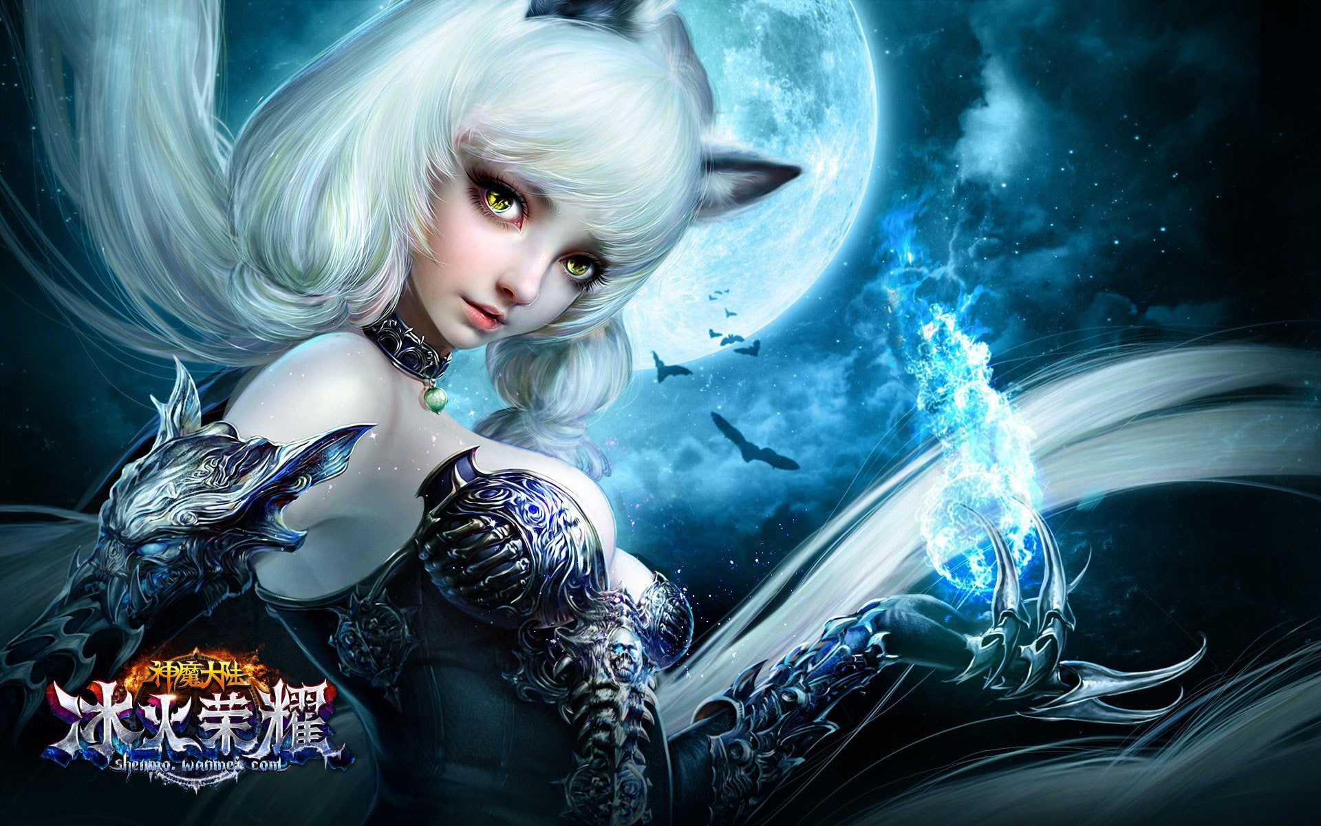 mmo, online, forsaken, poster, warrior, 1fwso, Girls, girl, age, artwork, Fighting, adventure, Shenmo, 1080P, Dark, detail, action, Perfect, rpg, world, HD Wallpaper