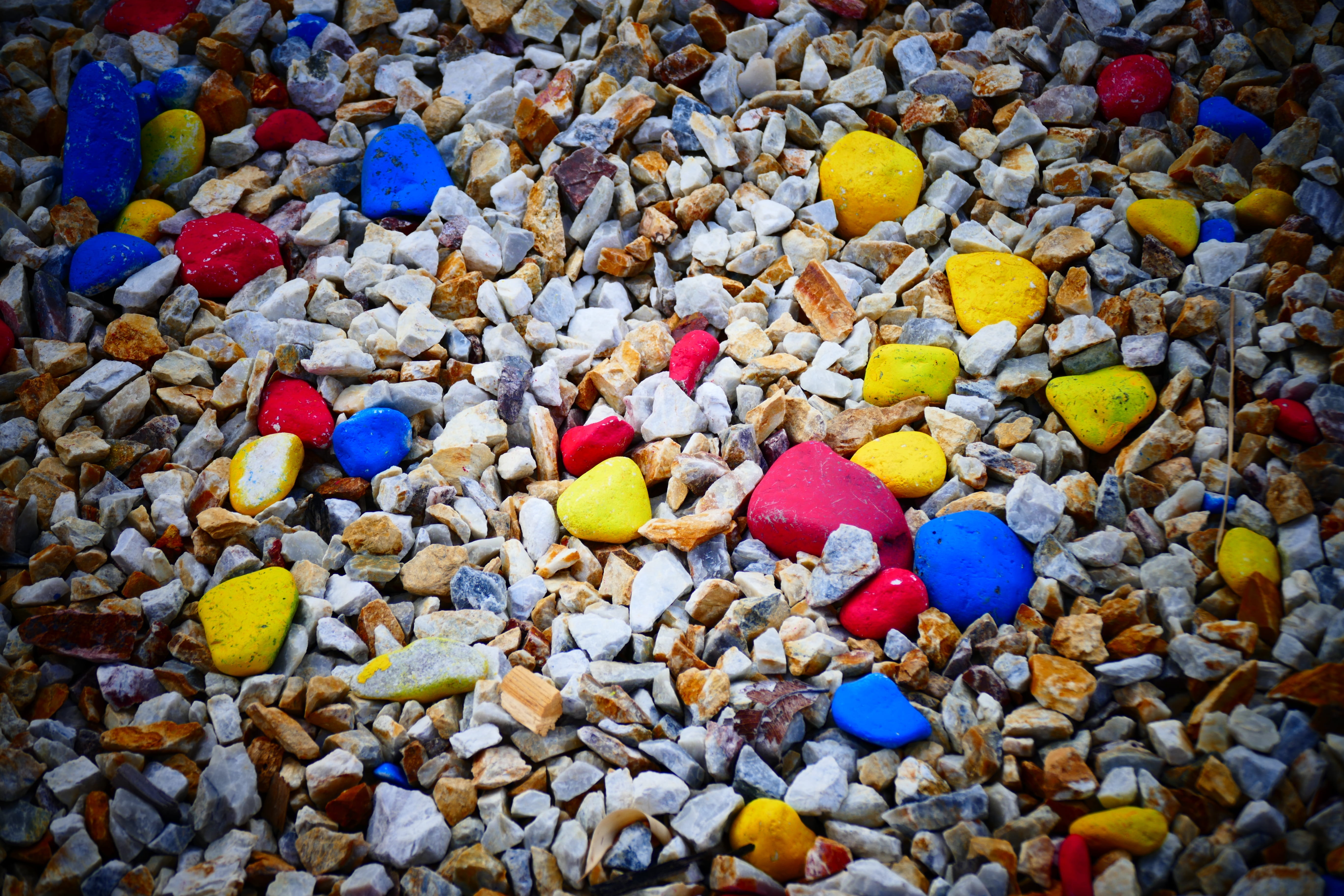 5K, pebble, large group of objects, Pebbles, textured, sea, garbage, stone - Object, solid, close-up, calm, backgrounds, color, rock - Object, dirty, full frame, HD Wallpaper