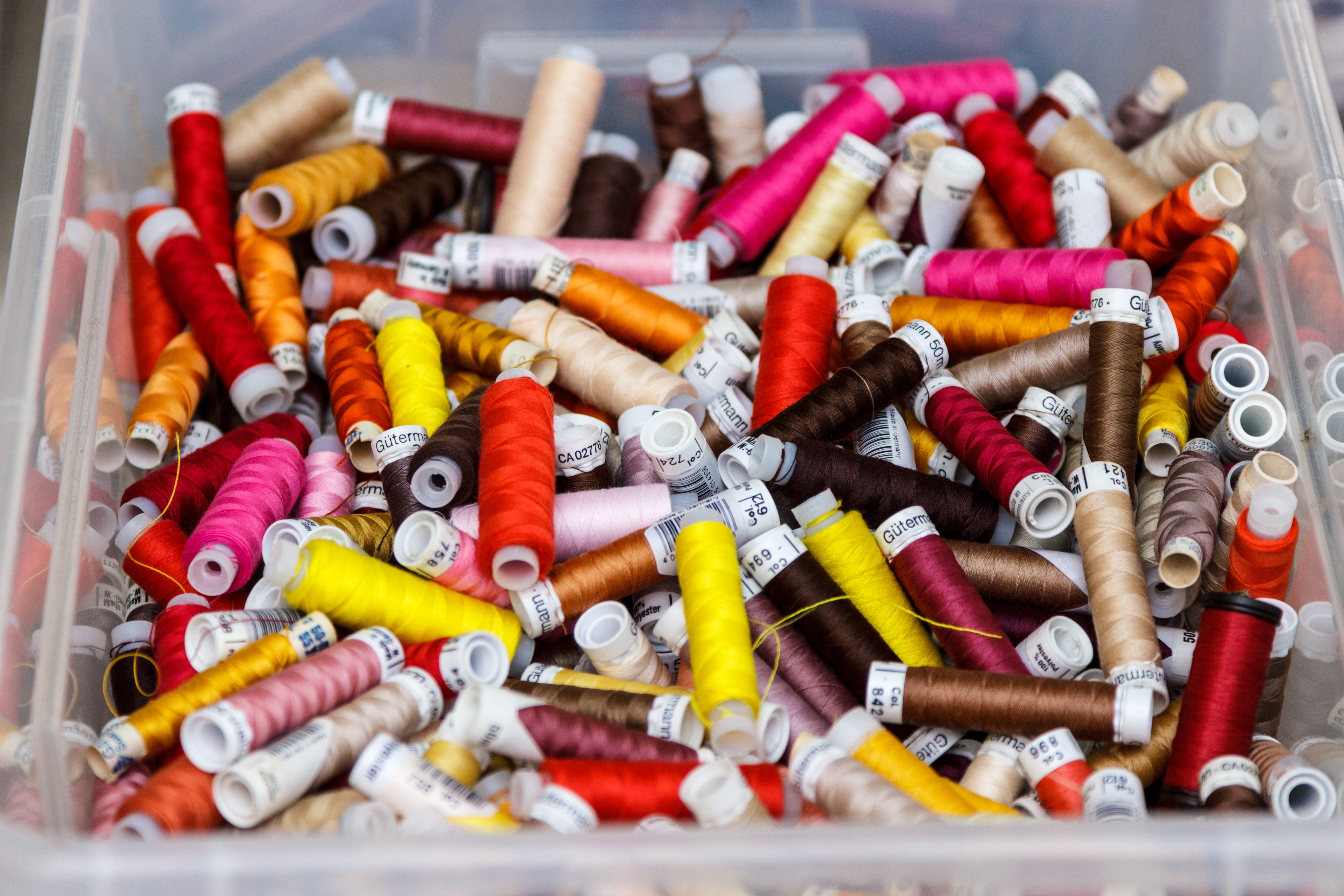 haberdashery, colorful, collection, creativity, 5K, art and craft, plastic, variation, hand labor, thread, high angle view, day, multi colored, large group of objects, HD Wallpaper