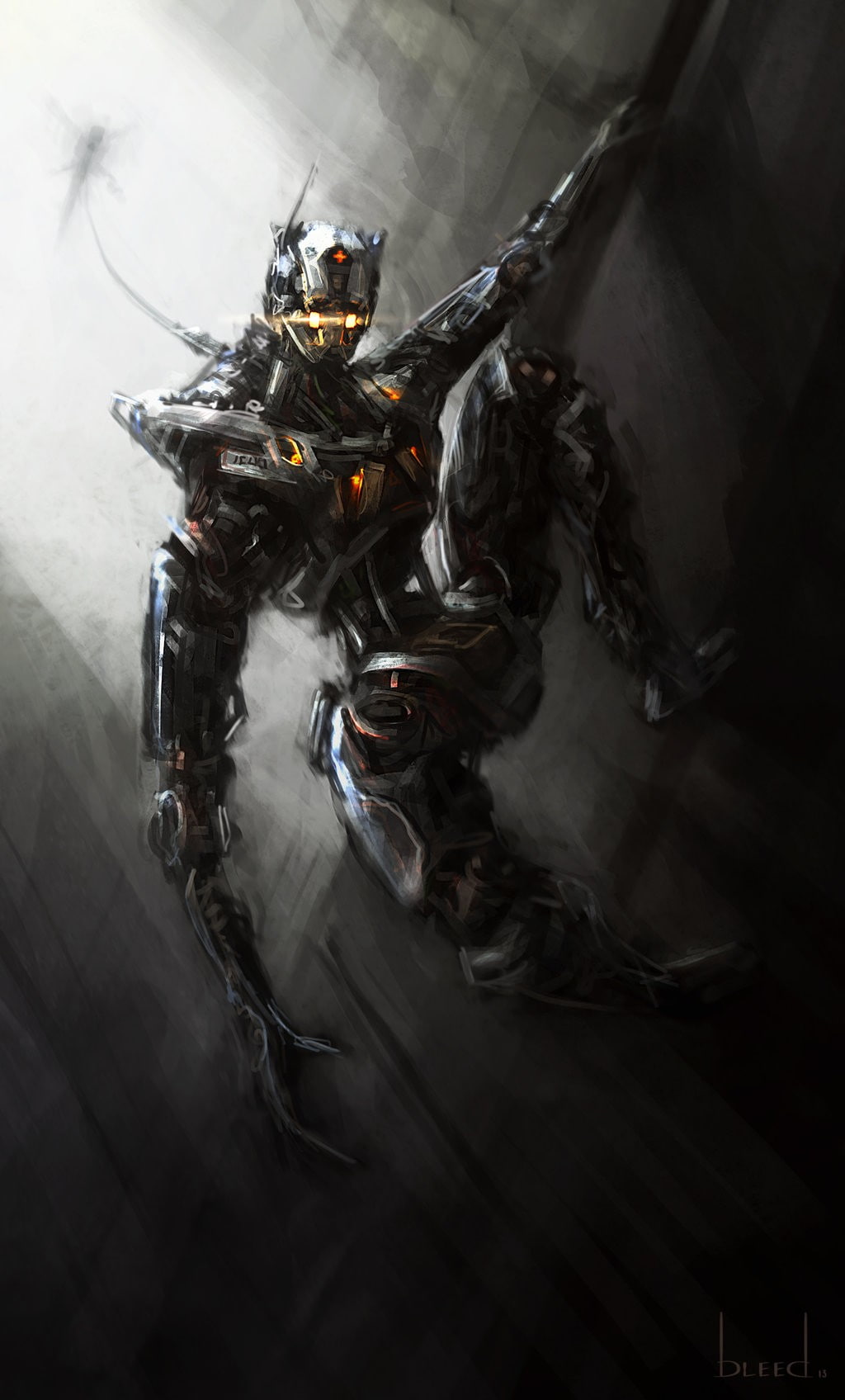 720P, mech, artwork, d (Bryan), Rescue Team, blee, Phone HD Wallpaper