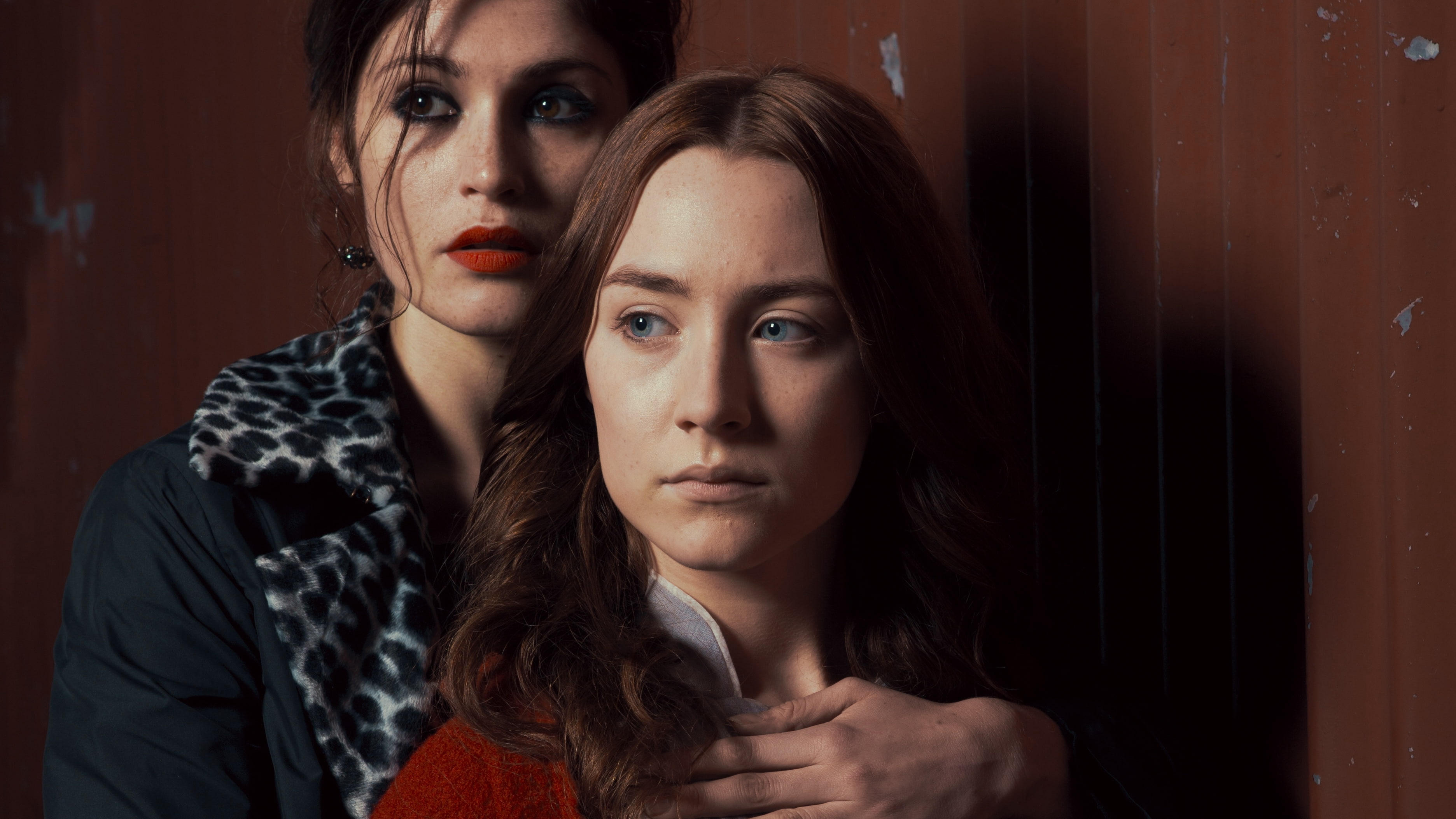 actress, Byzantium, 2K, Saoirse Ronan, wall, vampires, Gemma Arterton, look, HD Wallpaper