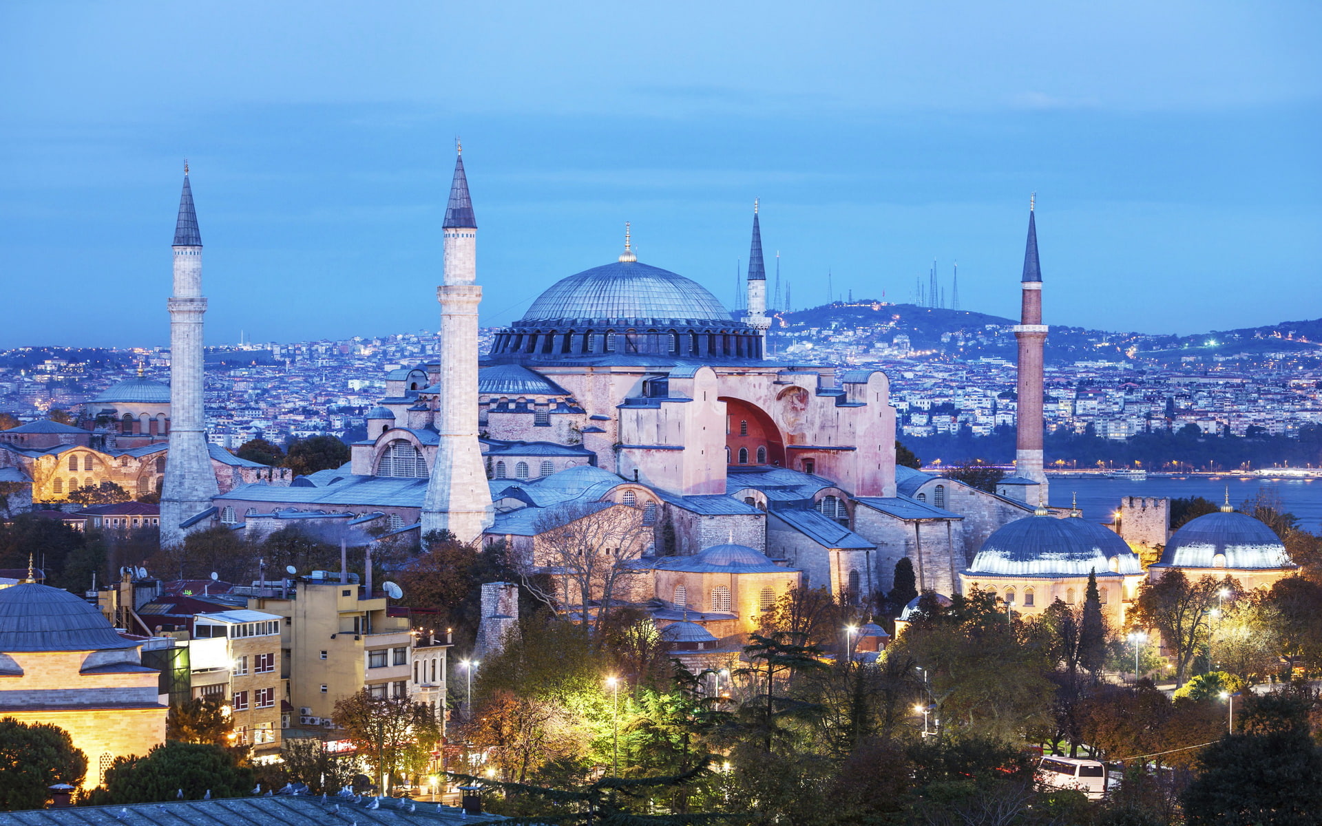 istanbul, hagia, sofia, 1080P, HD Wallpaper