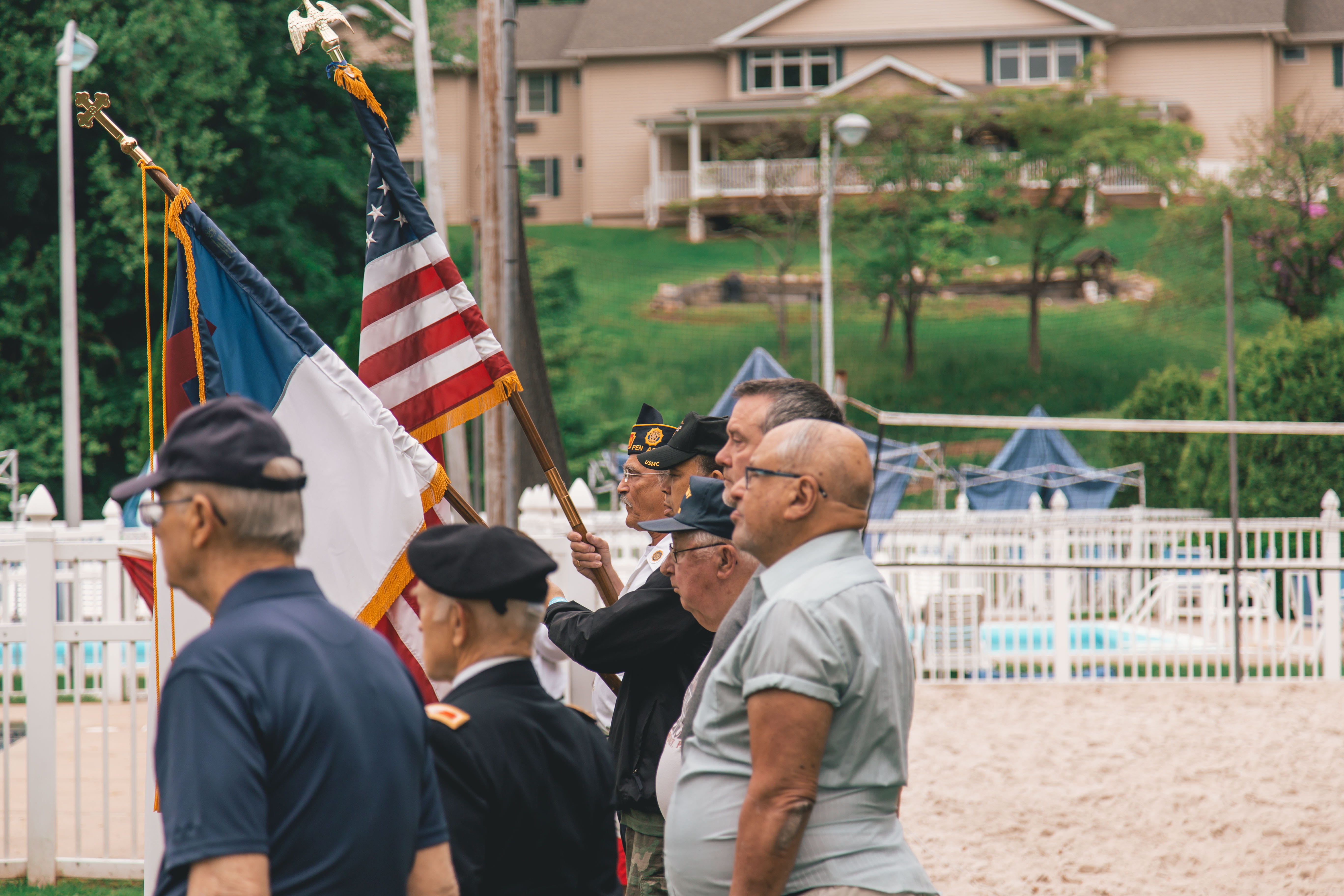 4th of july, marines, men, 5K, people, architecture, administration, mature adult, festival, fourth of july, badges, real people, day, senior men, flag, HD Wallpaper