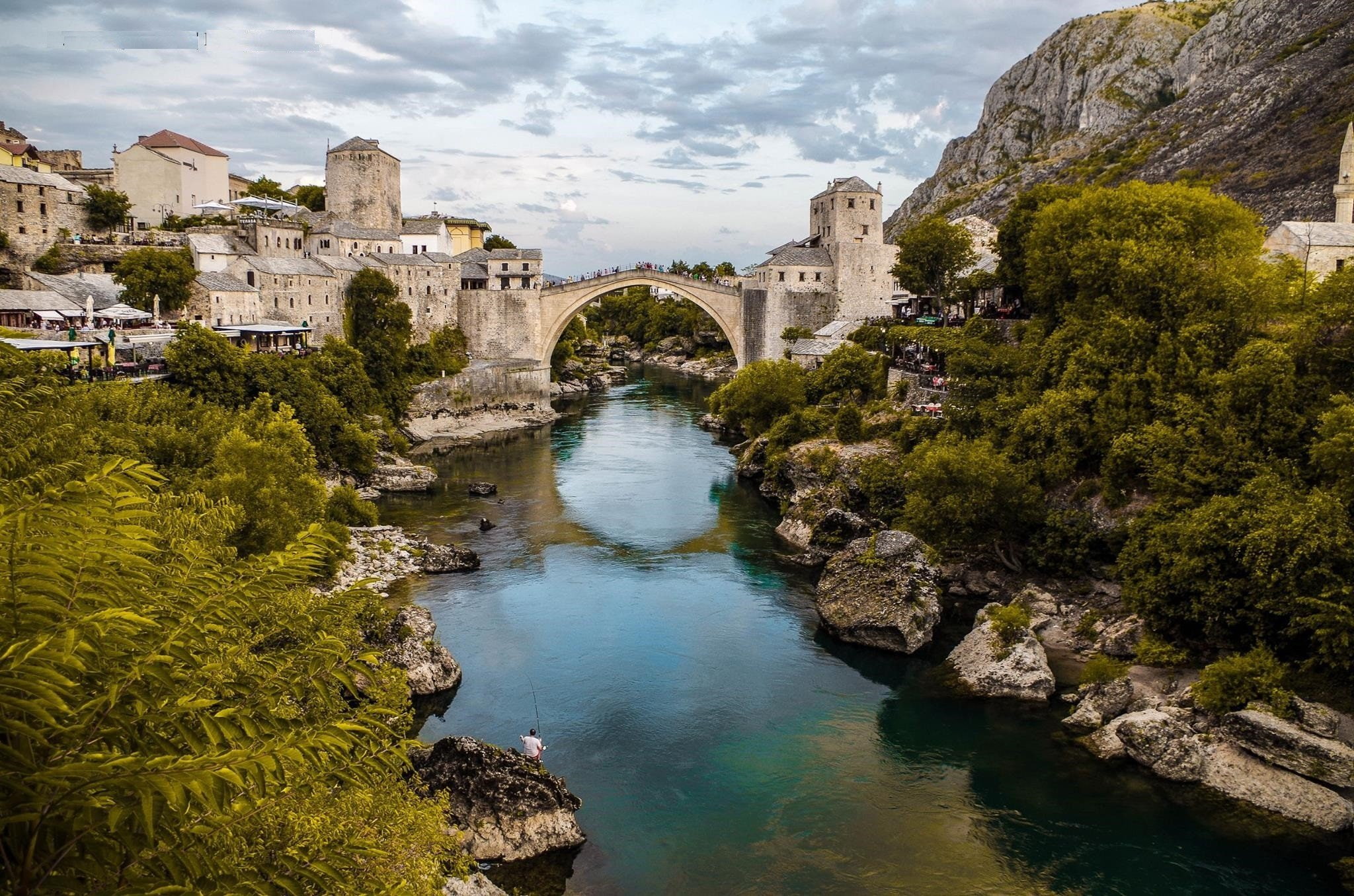 Bosnia And Herzegovina, Old Bridge, Mostar, river, photography, Neretva, Stari Most, 1080P, HD Wallpaper