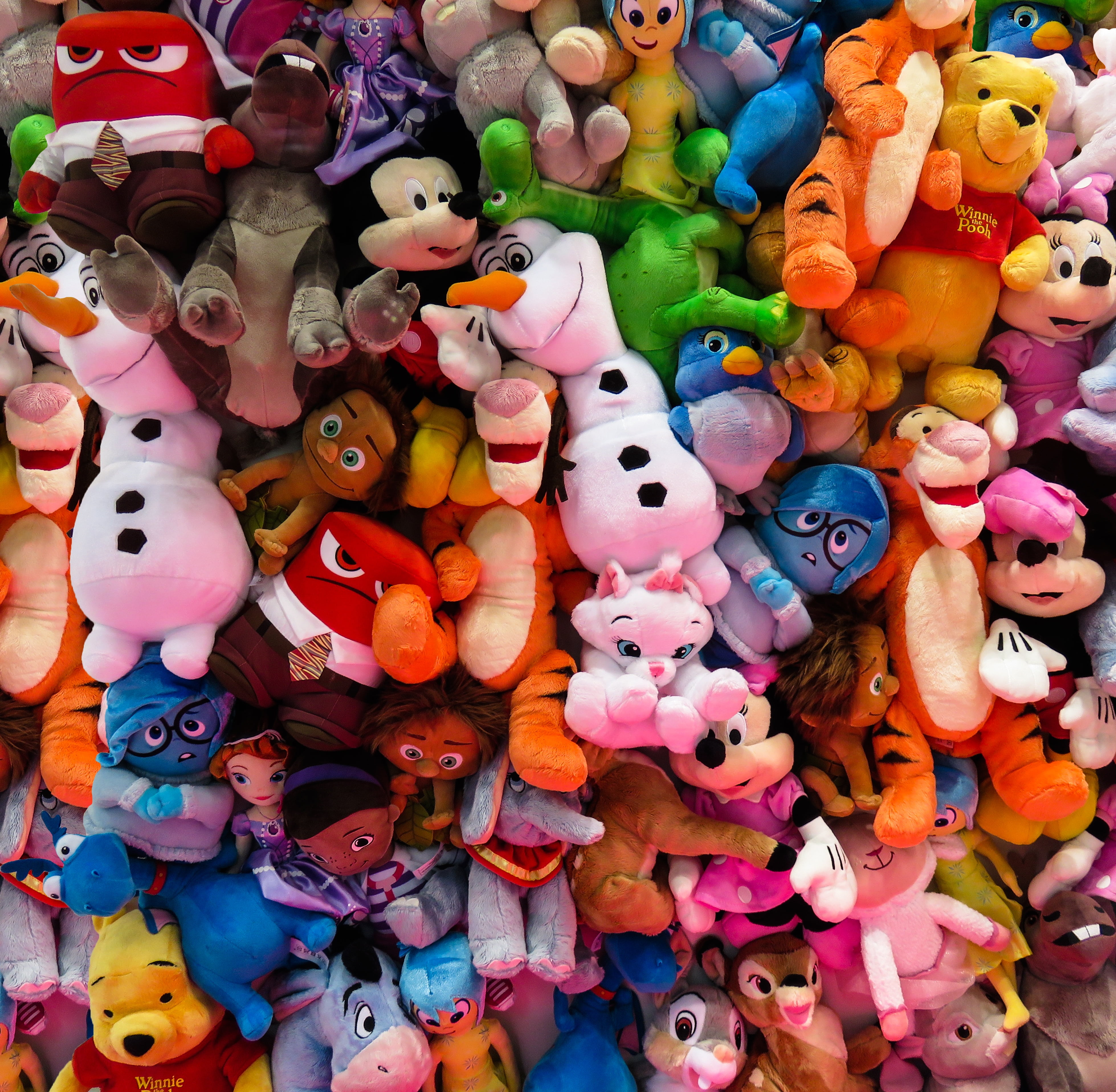 decoration, no people, large group of objects, abundance, 4K, snuggle, market, emotions, multi Colored, toy, collection, souvenir, backgrounds, teddy, HD Wallpaper