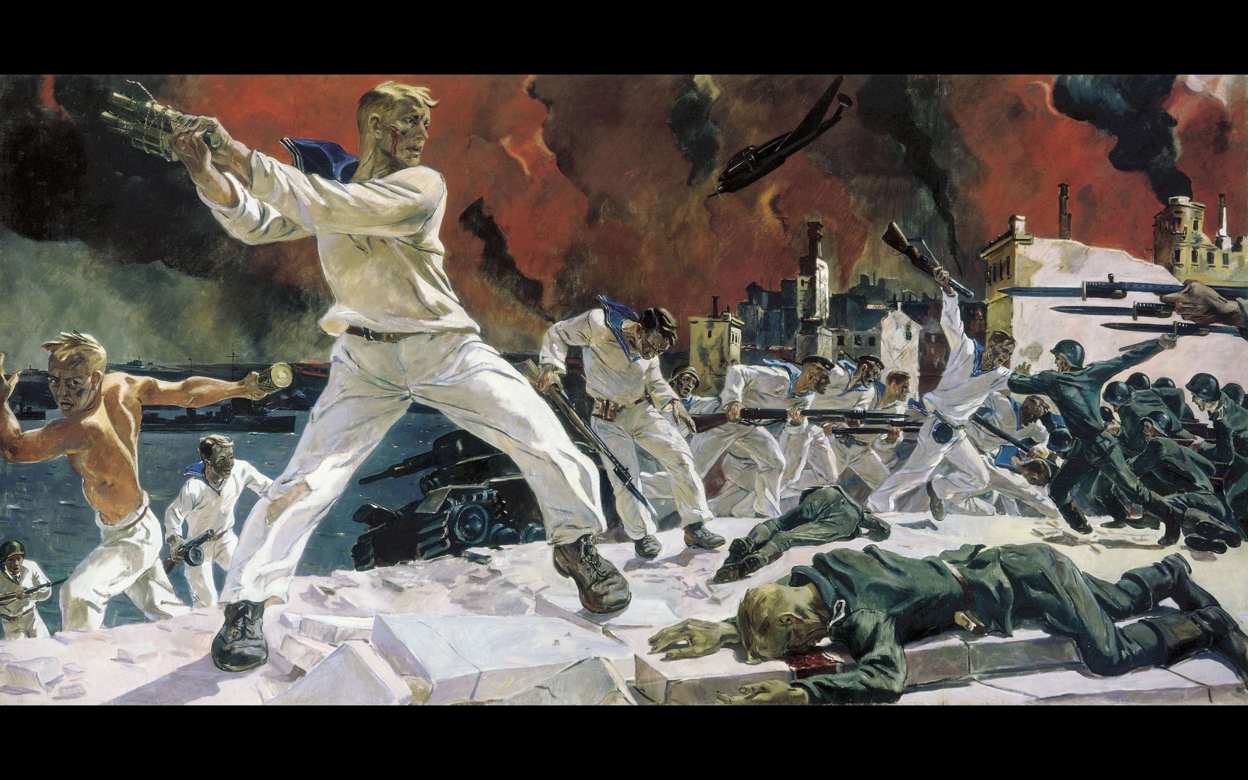 spirituality, painting, auto post production filter, 2K, representation, renaissance, melee, men, human representation, heroism, picture, animal wildlife, HD Wallpaper