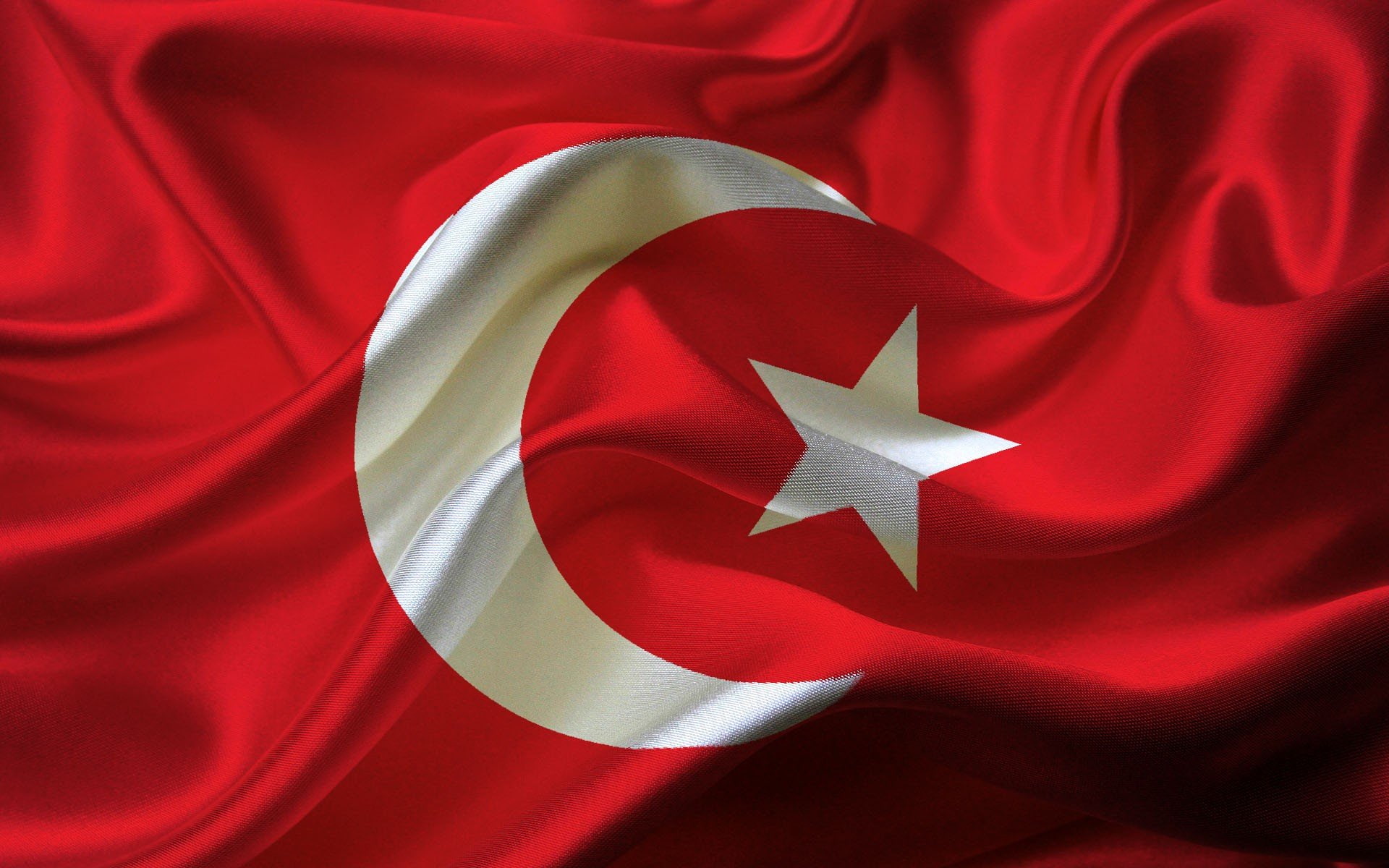 stars, Flag, Moon, turkey, 1080P, HD Wallpaper