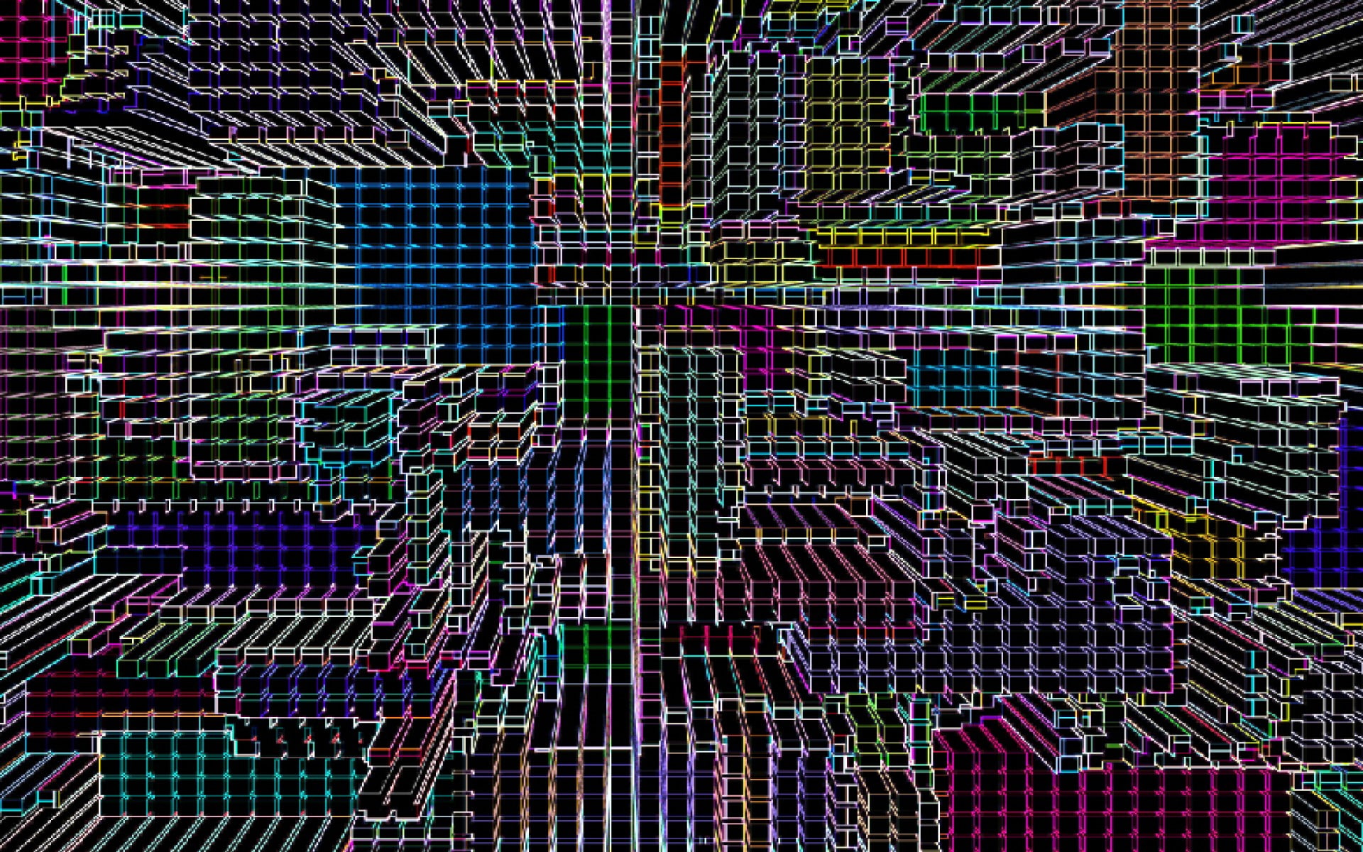 multi colored, variation, pattern, art and craft, design, Grid, day, architecture, choice, craft, building exterior, outdoors, Seizure, Lights, abstract, HD Wallpaper