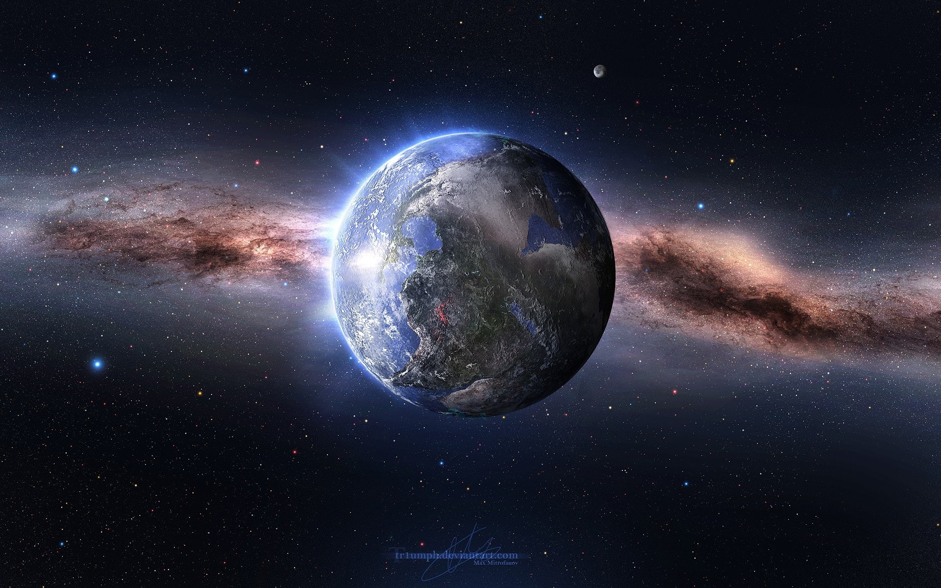 1080P, Earth, years, Year, Billion, ago, planet, HD Wallpaper
