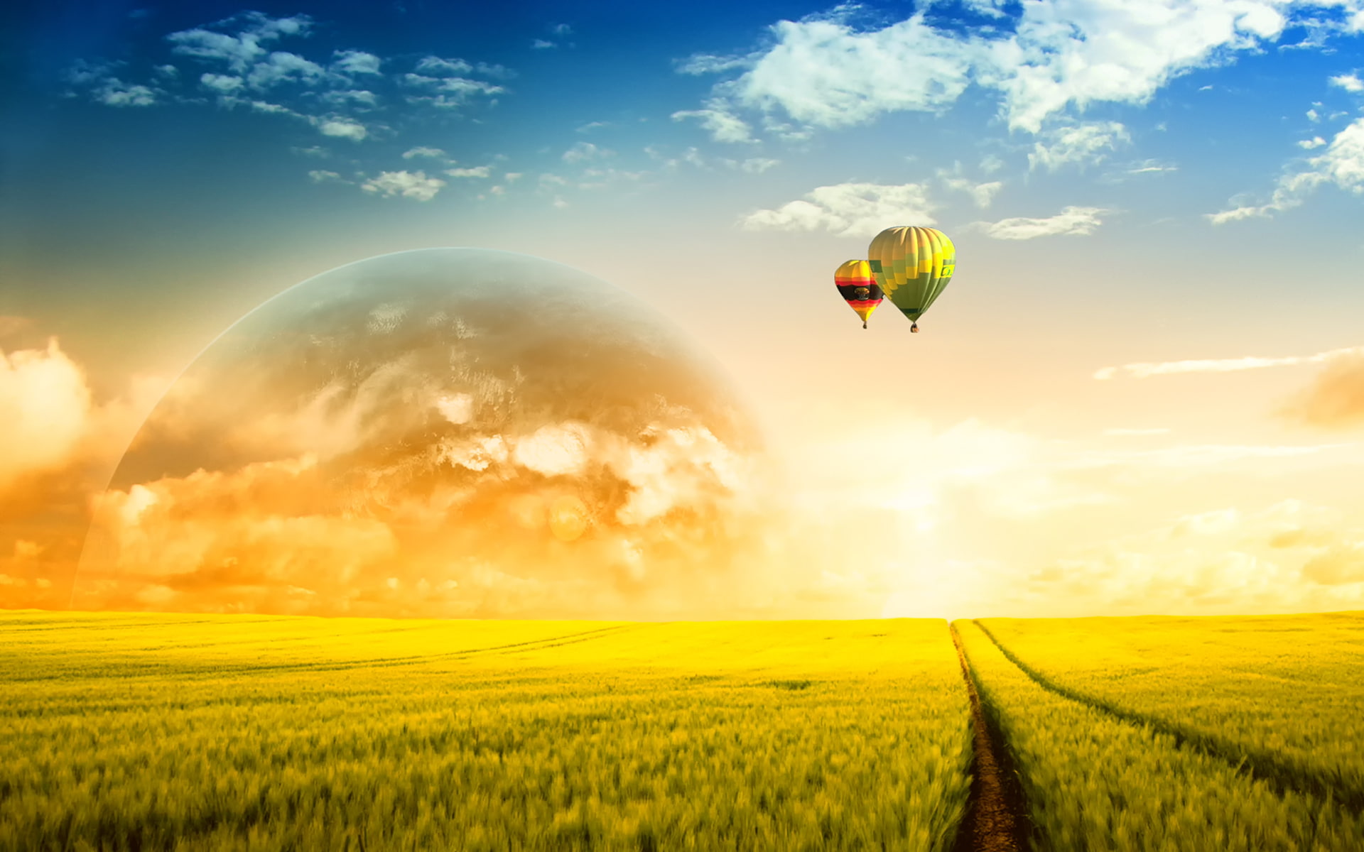 countryside, 1080P, HD Wallpaper